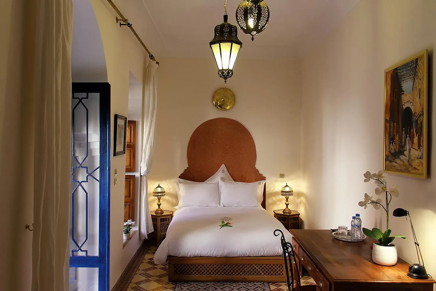 Photo of the whole room, Bed in Riad Soundouss