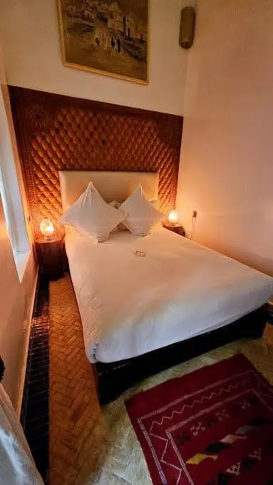 Bed in Riad Soundouss