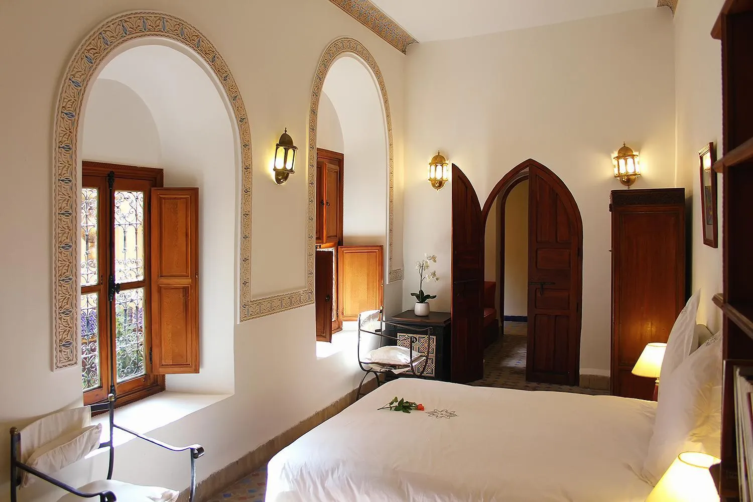 Photo of the whole room, Bed in Riad Soundouss