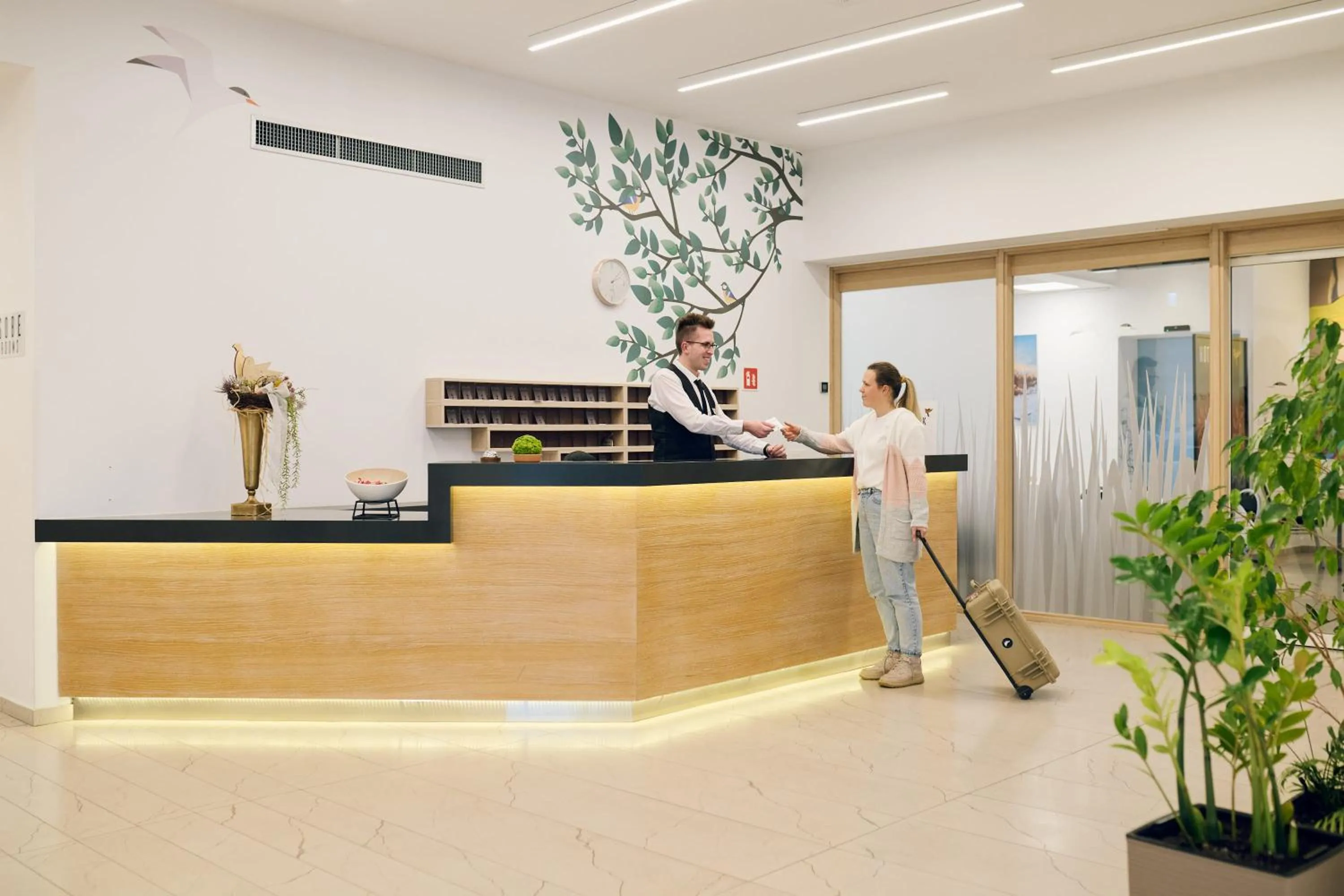 Lobby or reception in Hotel Park Superior 3*