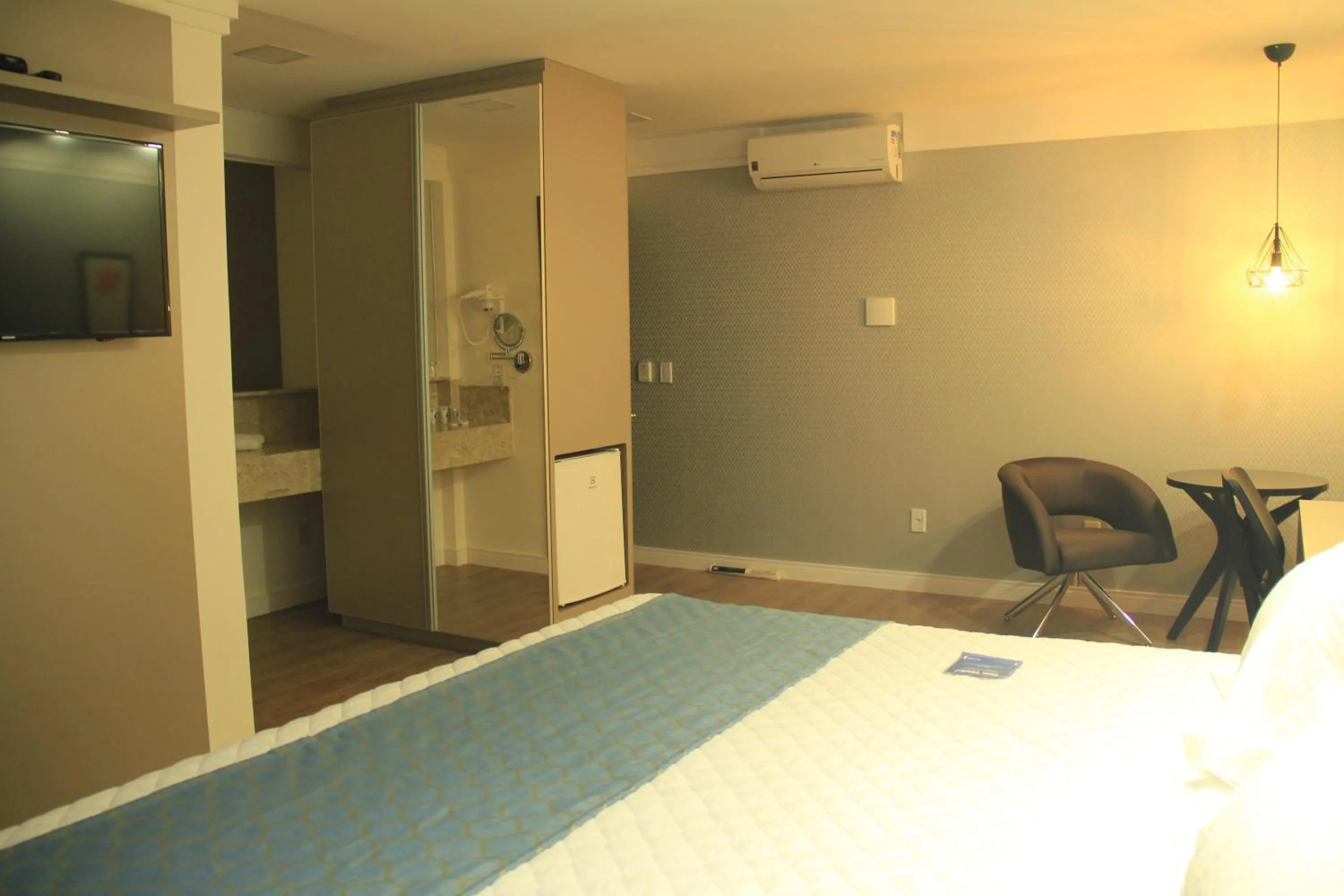 Bed in Blue Open Hotel