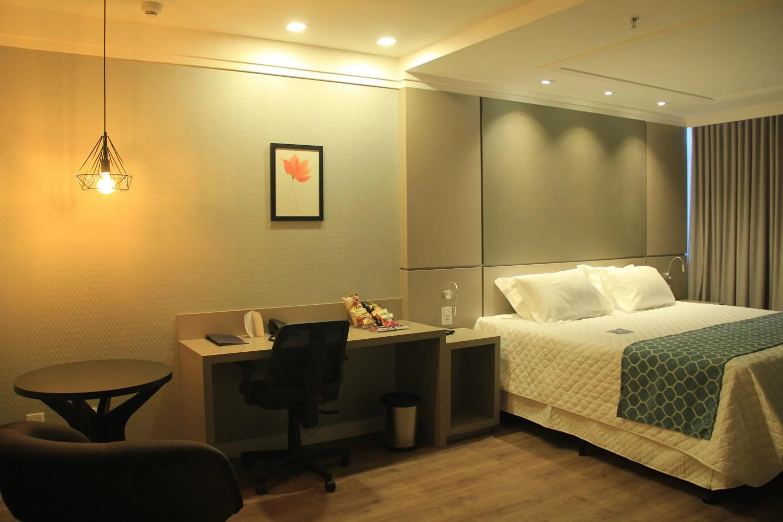 Bed in Blue Open Hotel