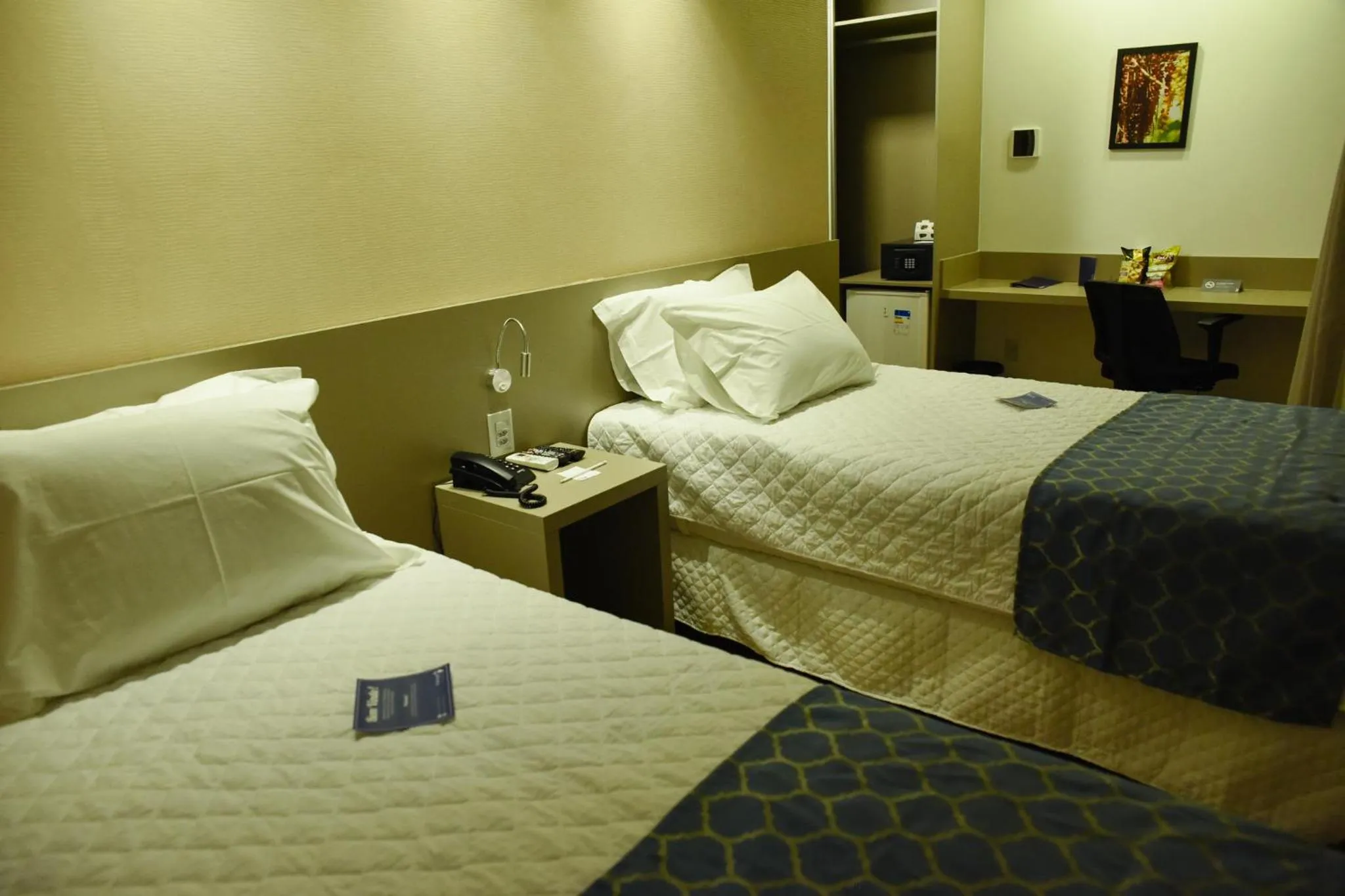 Bed in Blue Open Hotel