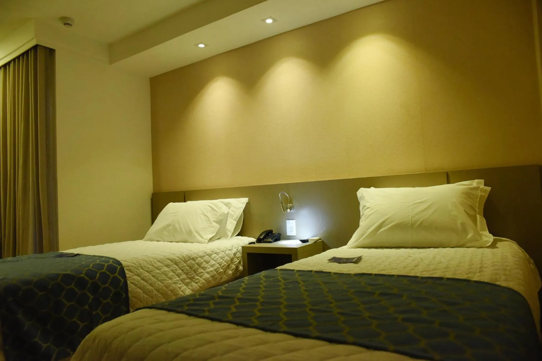 Bed in Blue Open Hotel