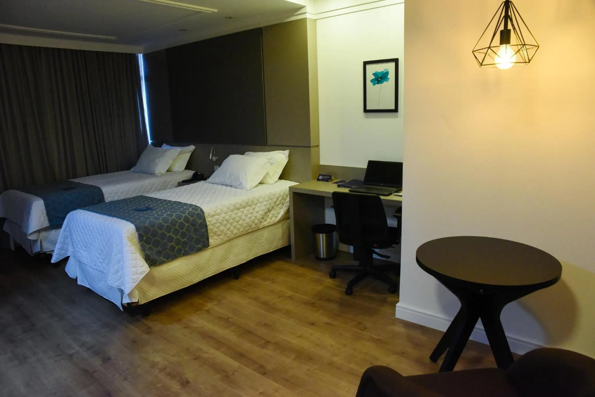 Bed in Blue Open Hotel