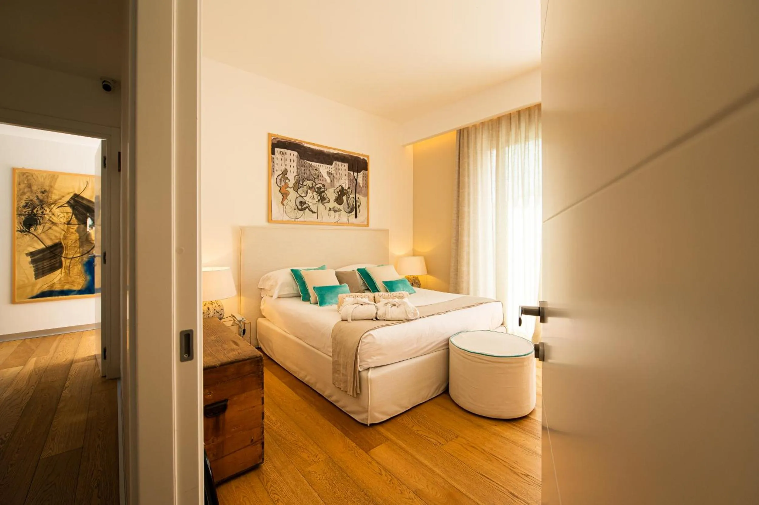 Bed in Unìco Boutique Hotel d'Arte