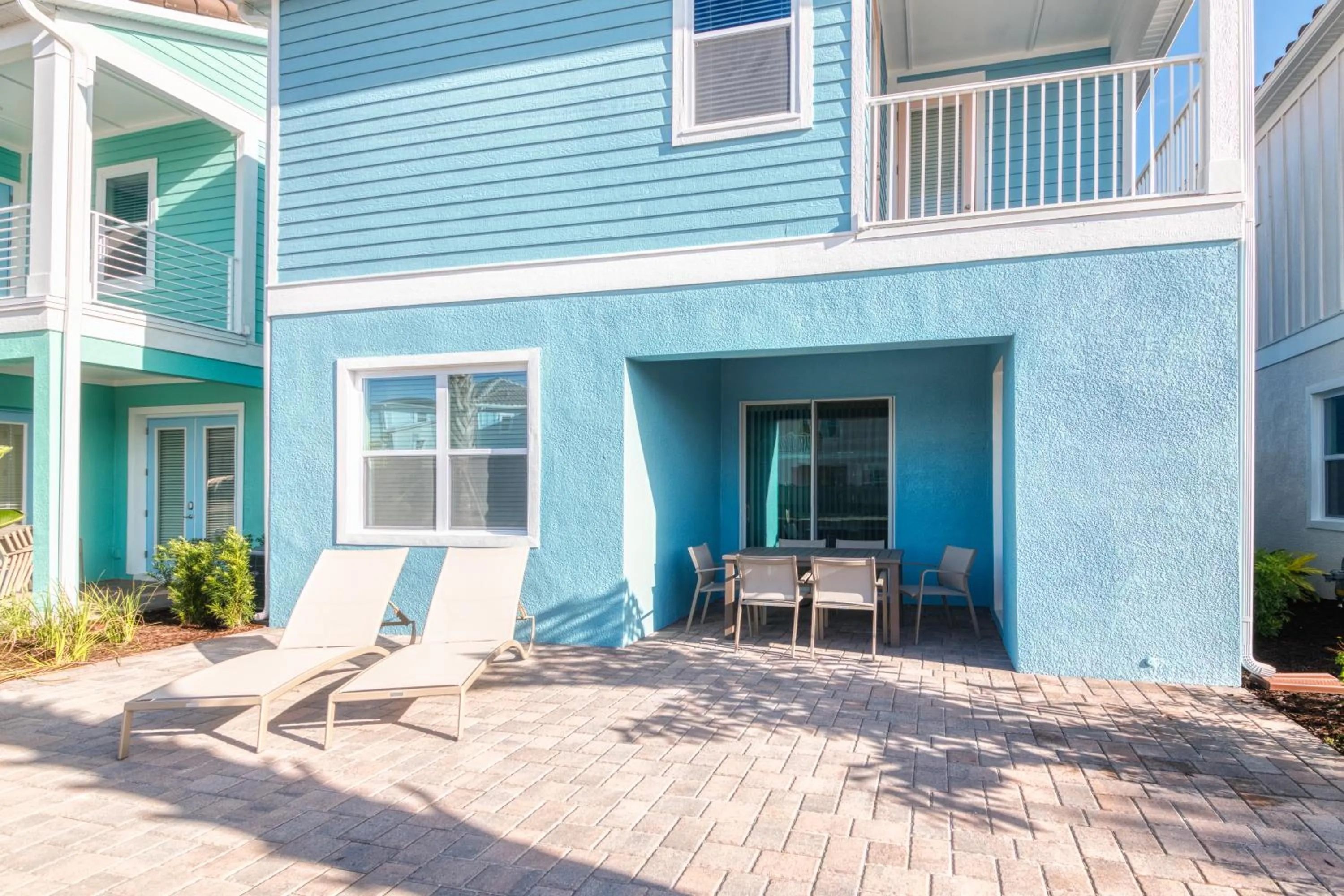 Patio in Margaritaville Cottages Orlando by Rentyl with H2O Waterpark