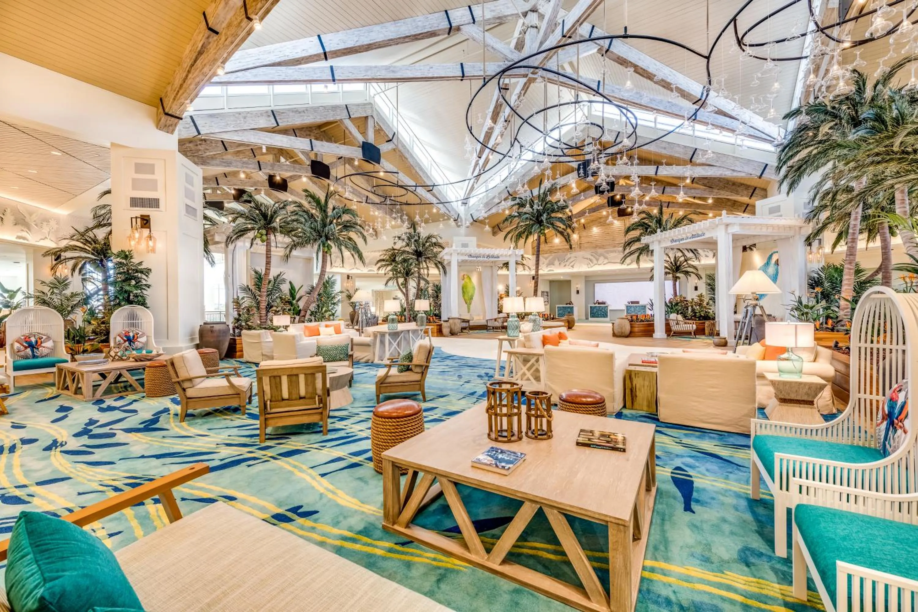 Lobby or reception in Margaritaville Cottages Orlando by Rentyl with H2O Waterpark