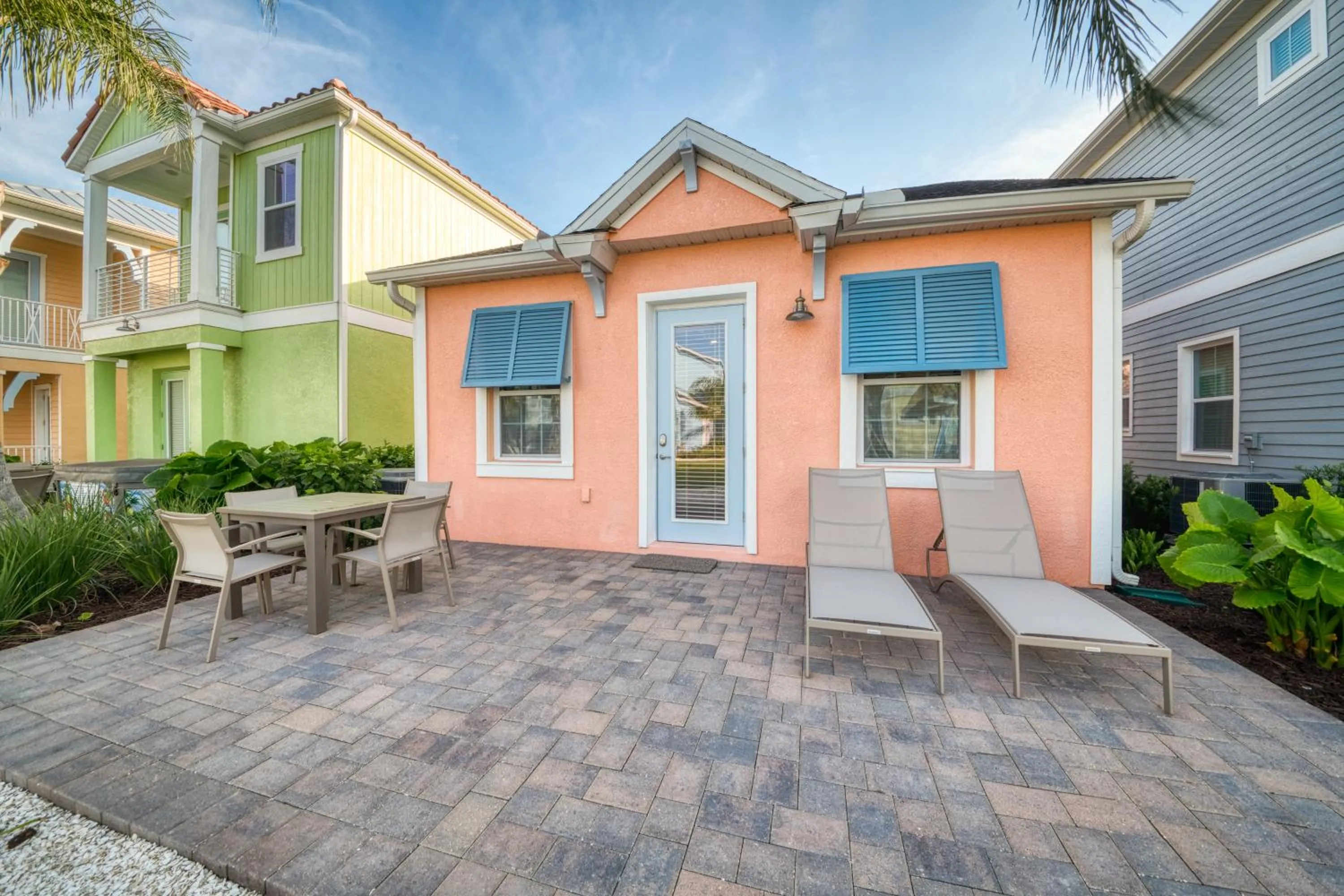 Property building in Margaritaville Cottages Orlando by Rentyl with H2O Waterpark