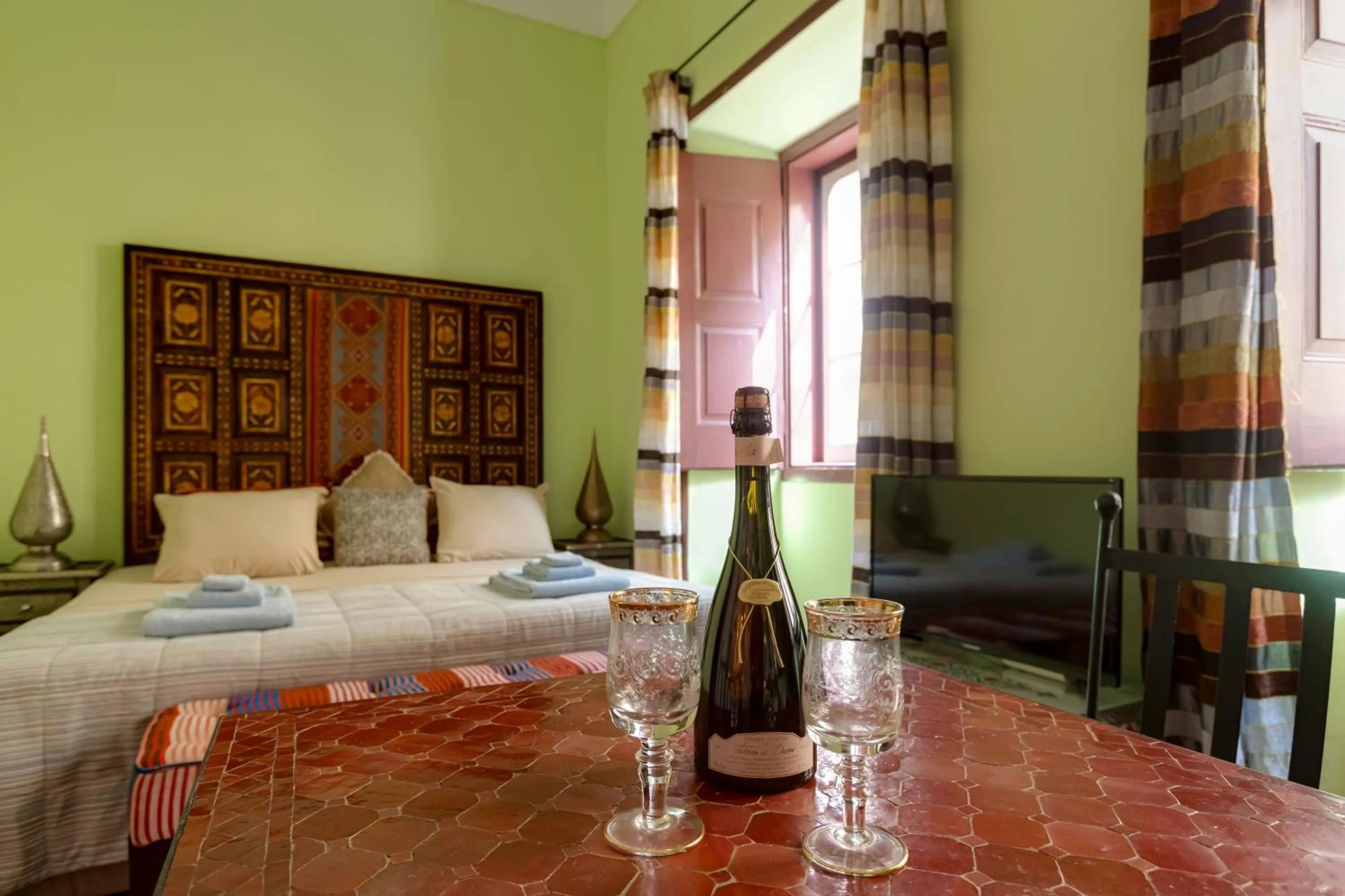 Living room, Bed in Casa da Moura