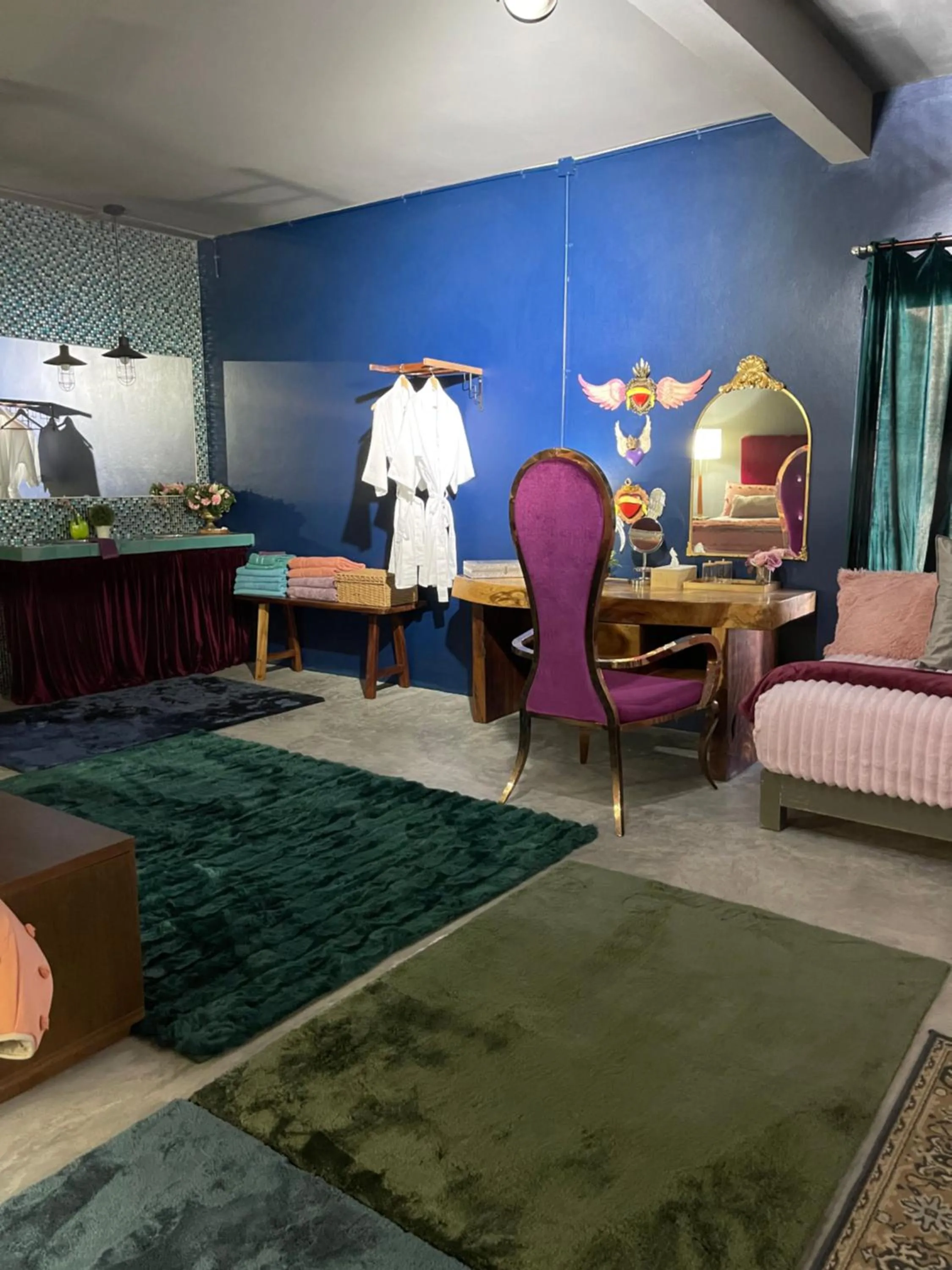 Seating area in Casa Conicarit