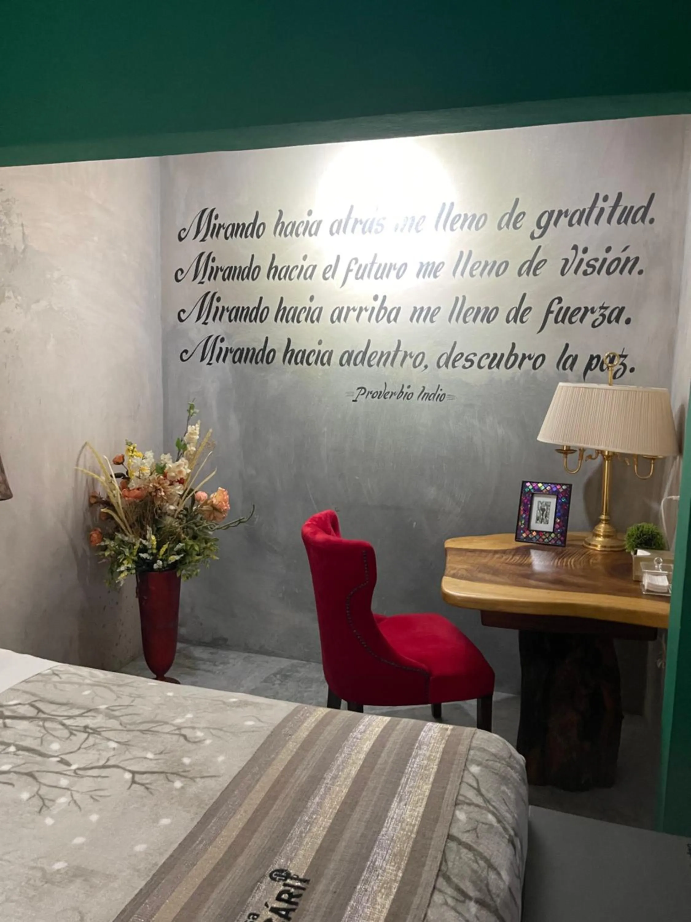 Seating area in Casa Conicarit