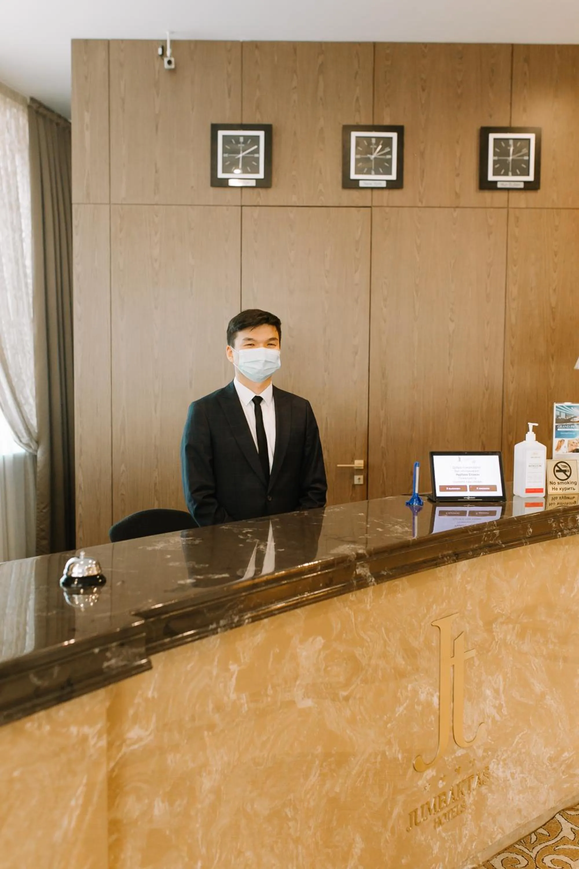 Staff in Jumbaktas Astana Hotel