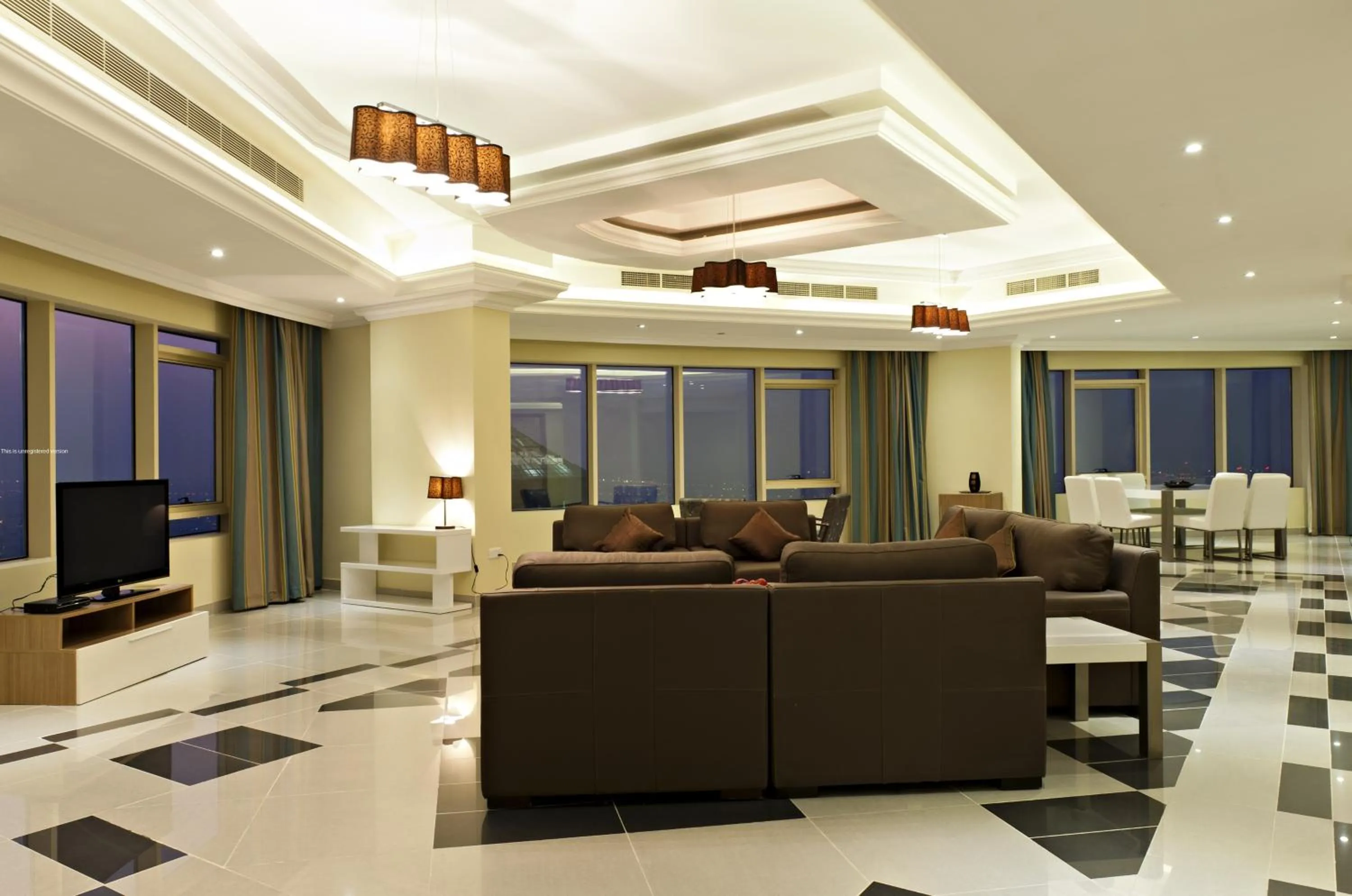 Living room in Magnum Hotel & Suites West Bay