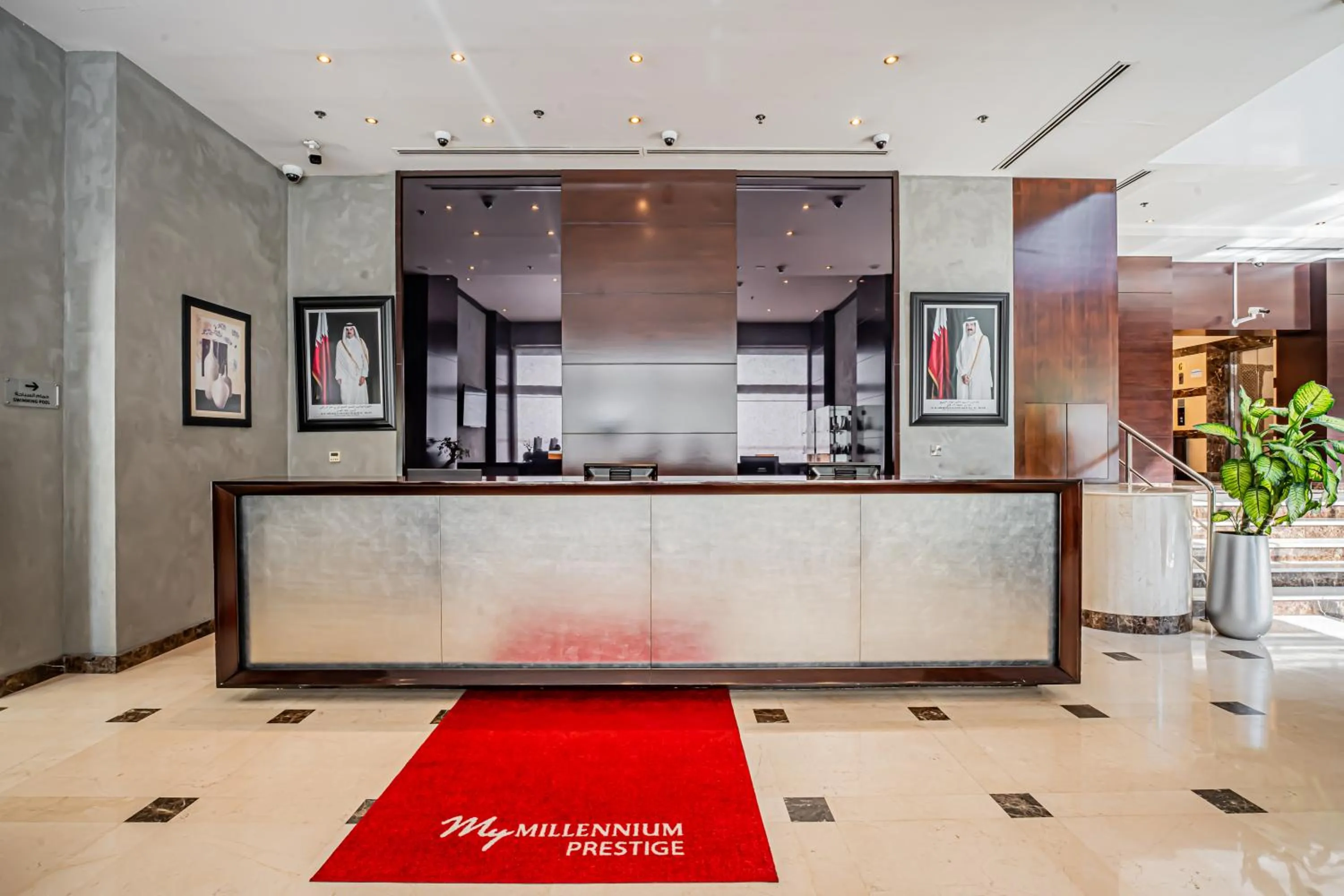Lobby or reception in Millennium Central Doha