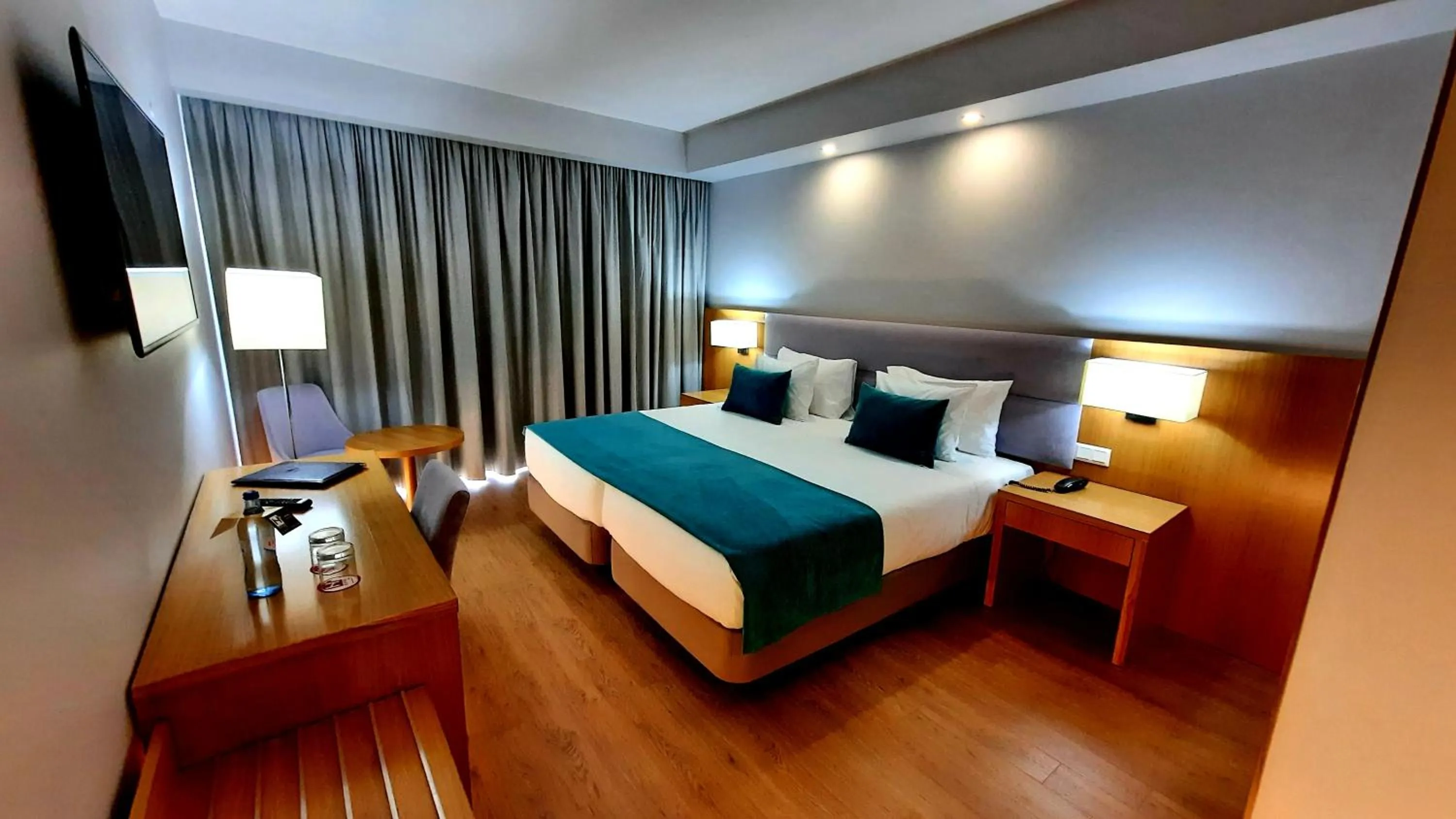 Decorative detail, Bed in BejaParque Hotel