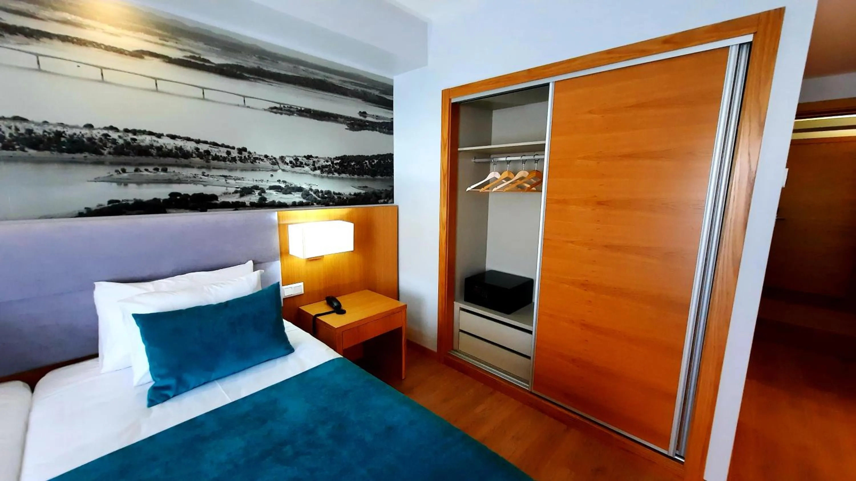 Decorative detail, Bed in BejaParque Hotel