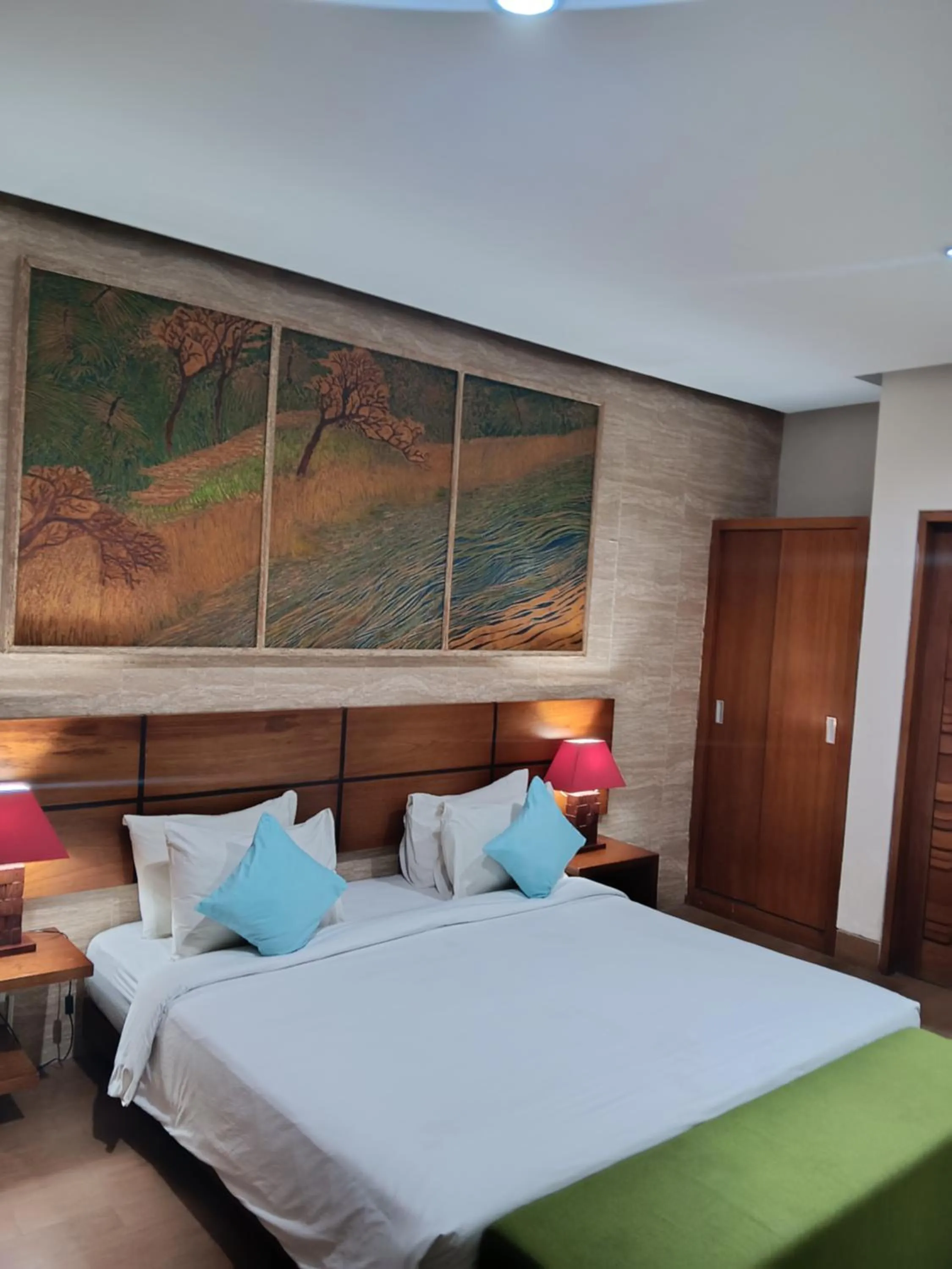 Bed in The Green Zhurga Suite Seminyak