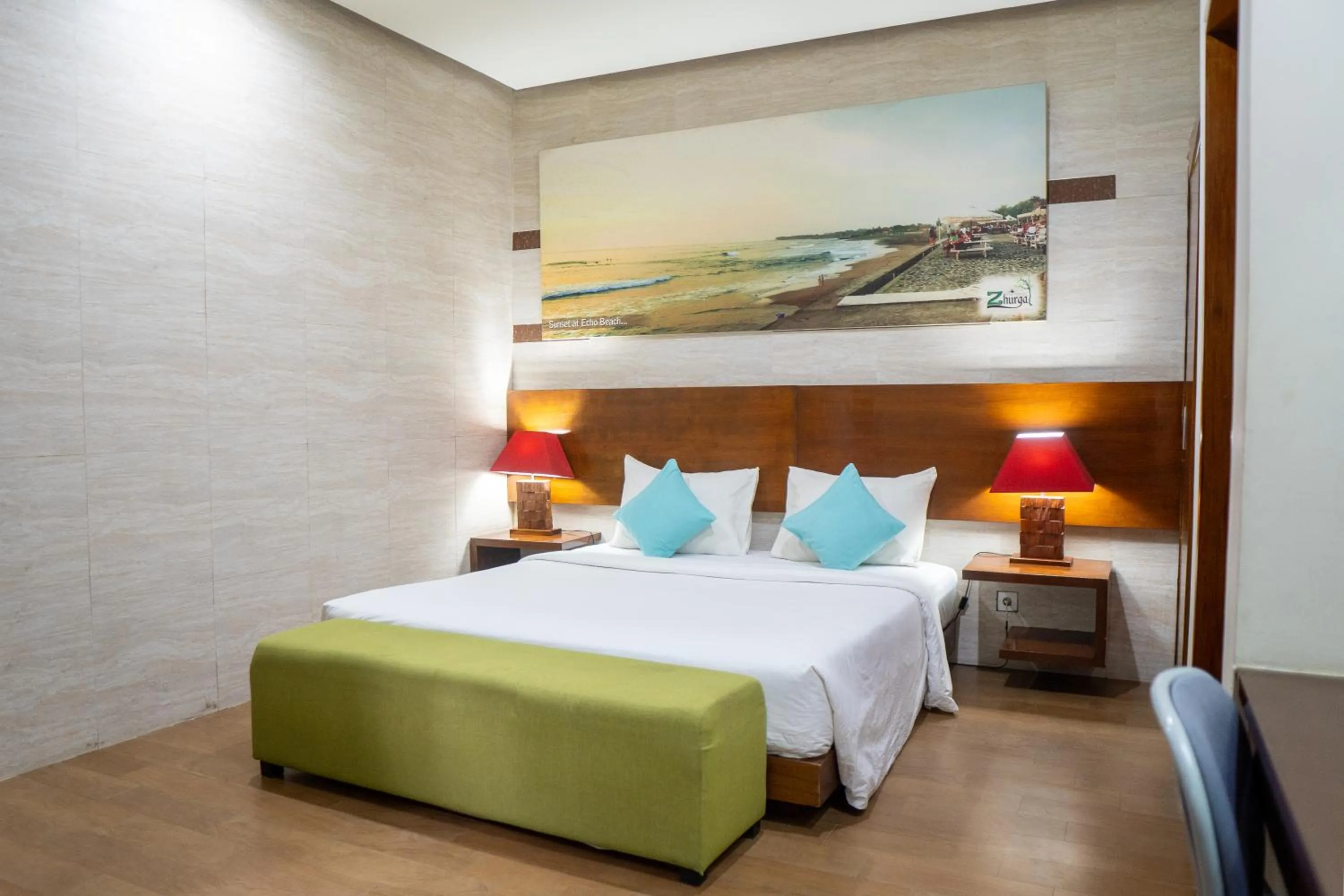 Bed in The Green Zhurga Suite Seminyak