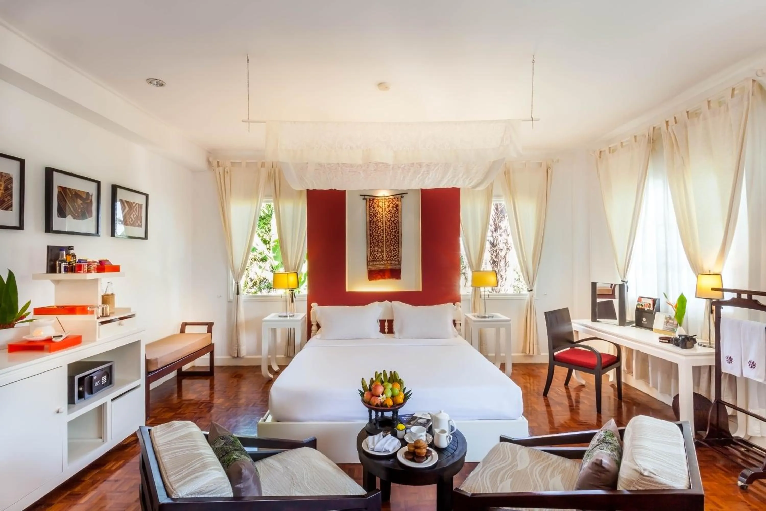 Photo of the whole room, Bed in Homm Souvannaphoum Luang Prabang, part of Banyan Group