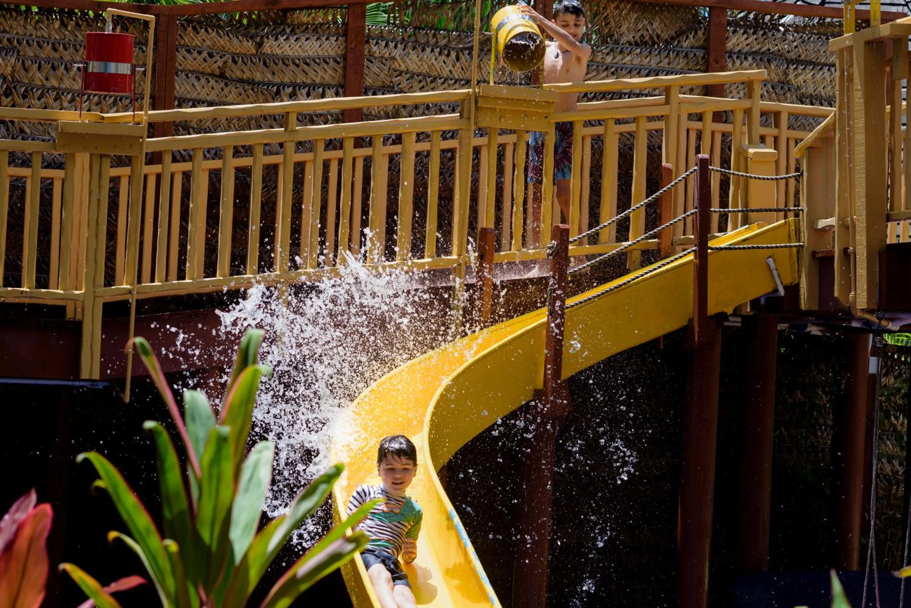 Aqua park in The Rarotongan Beach Resort & Lagoonarium