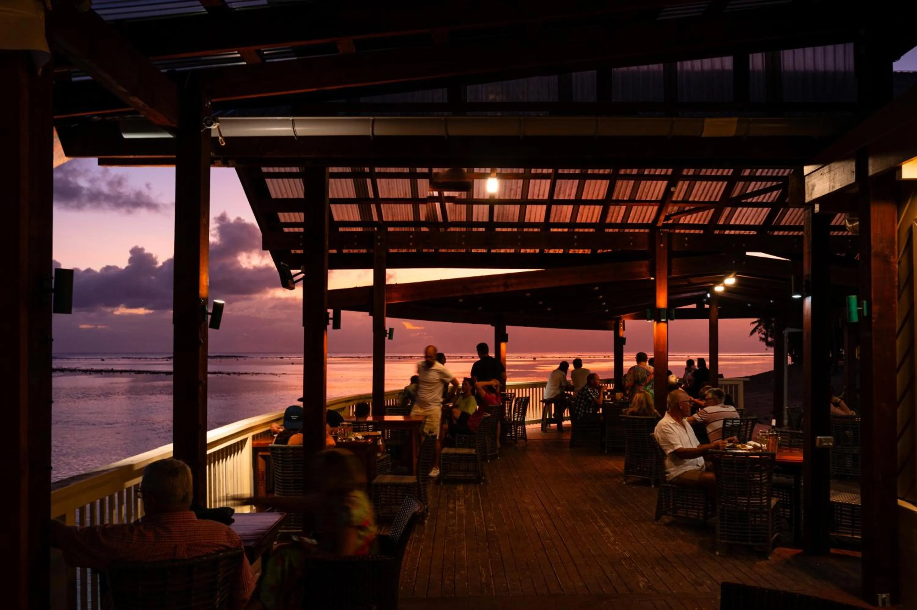 Restaurant/places to eat in The Rarotongan Beach Resort & Lagoonarium