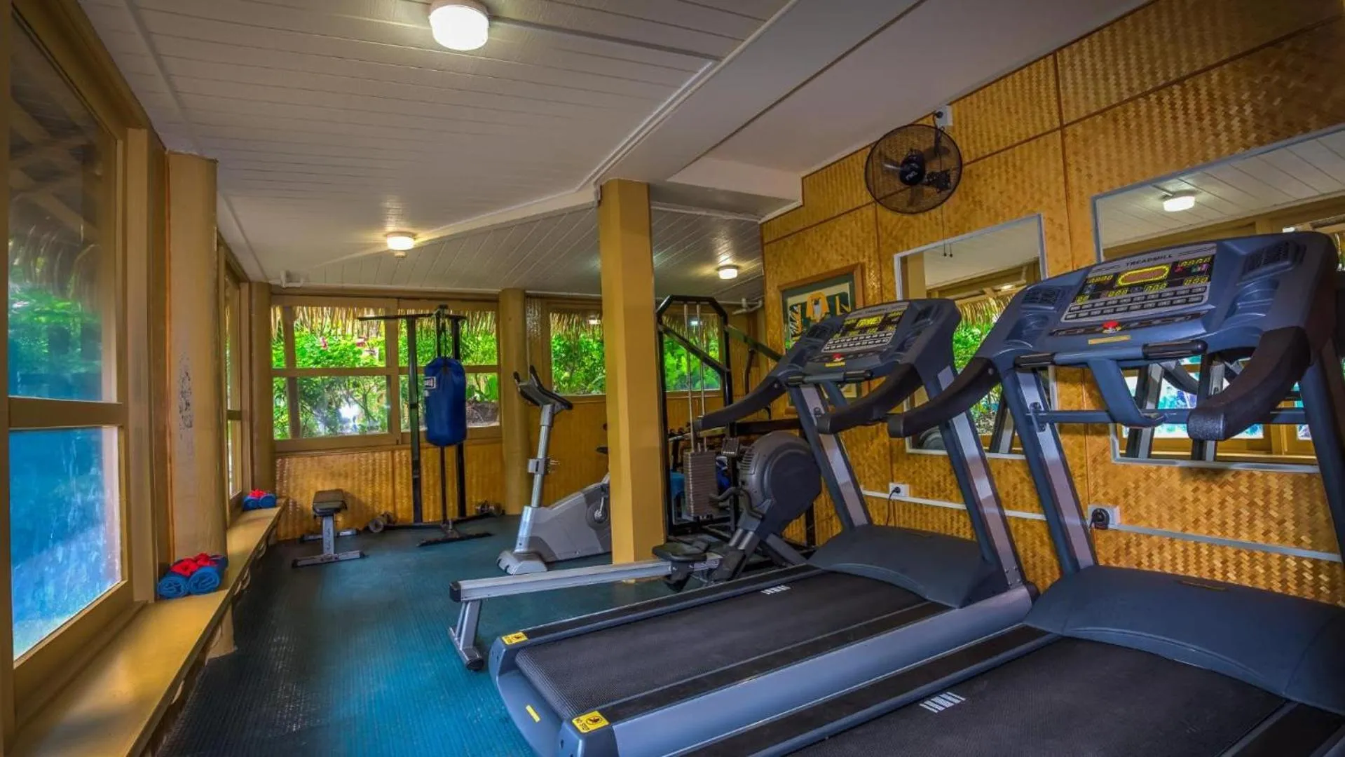 Fitness centre/facilities in The Rarotongan Beach Resort & Lagoonarium