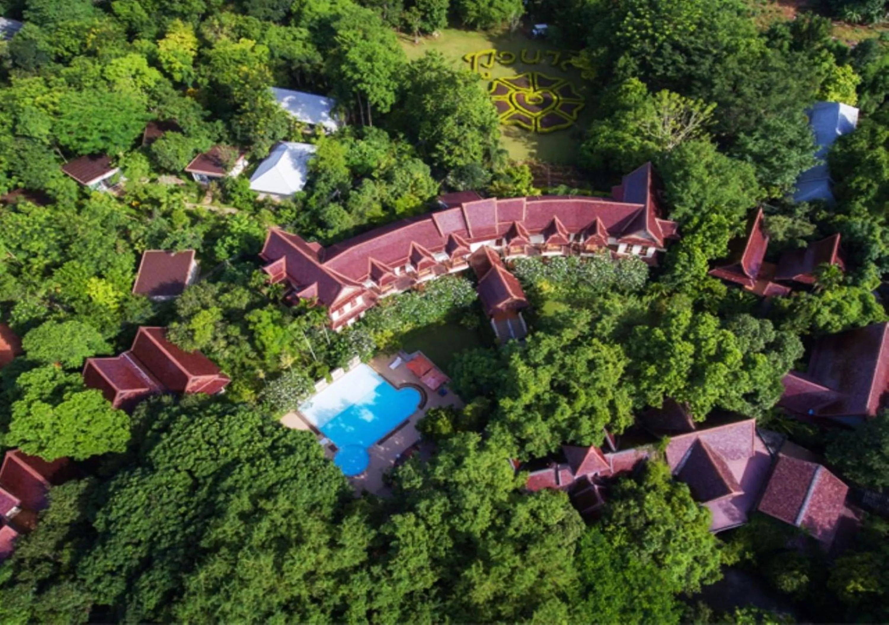 Bird's eye view in Phuwanalee Resort