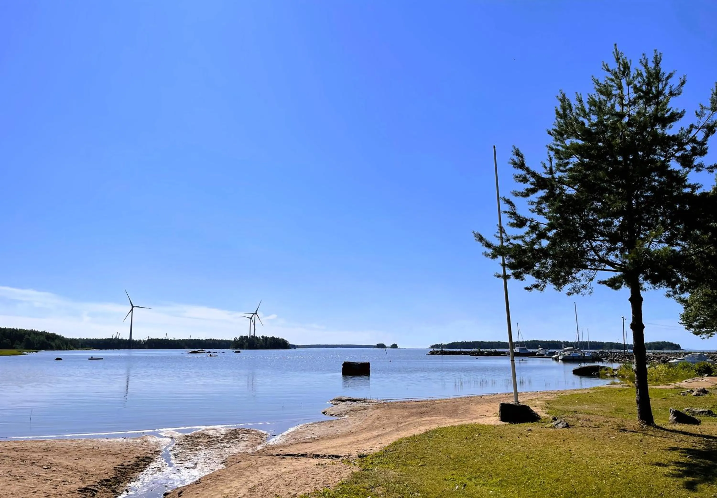 Sea view in Beach Hotel Santalahti
