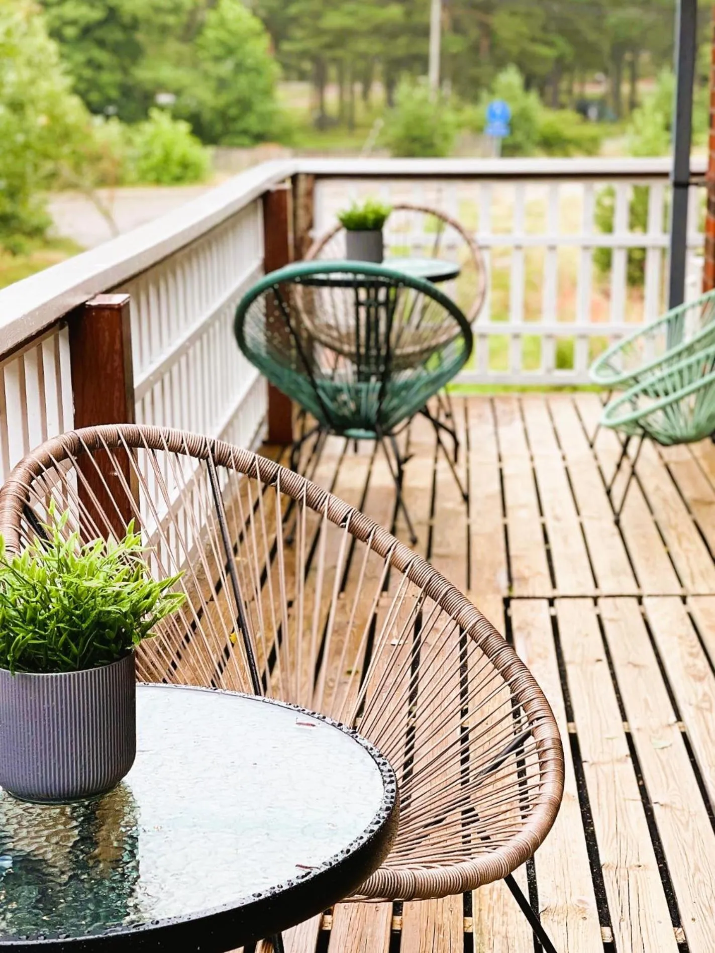 Balcony/Terrace in Beach Hotel Santalahti