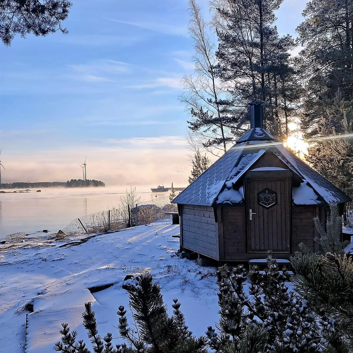 Winter in Beach Hotel Santalahti