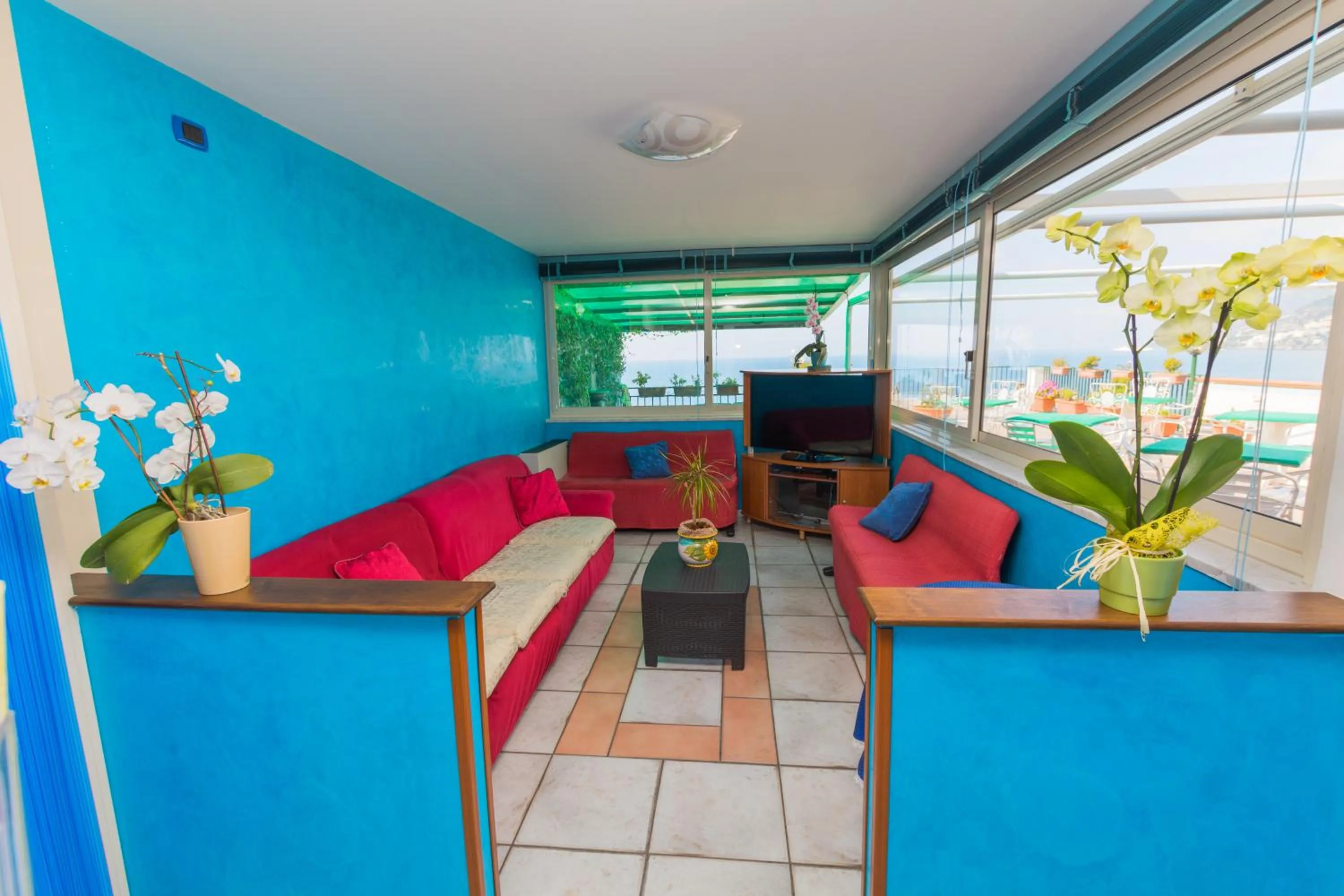 Lobby or reception in Hotel Baia Verde