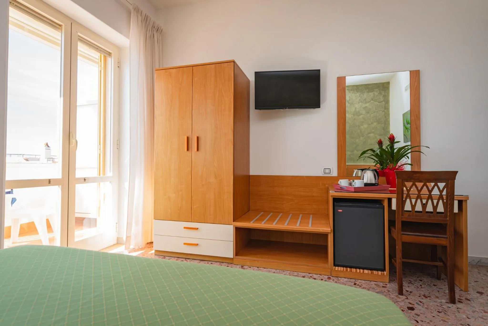 Bed in Hotel Baia Verde