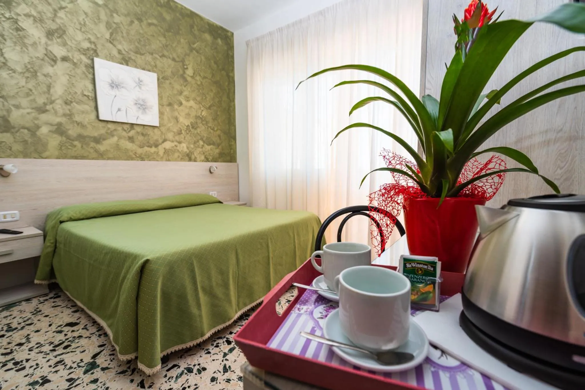 Bed in Hotel Baia Verde