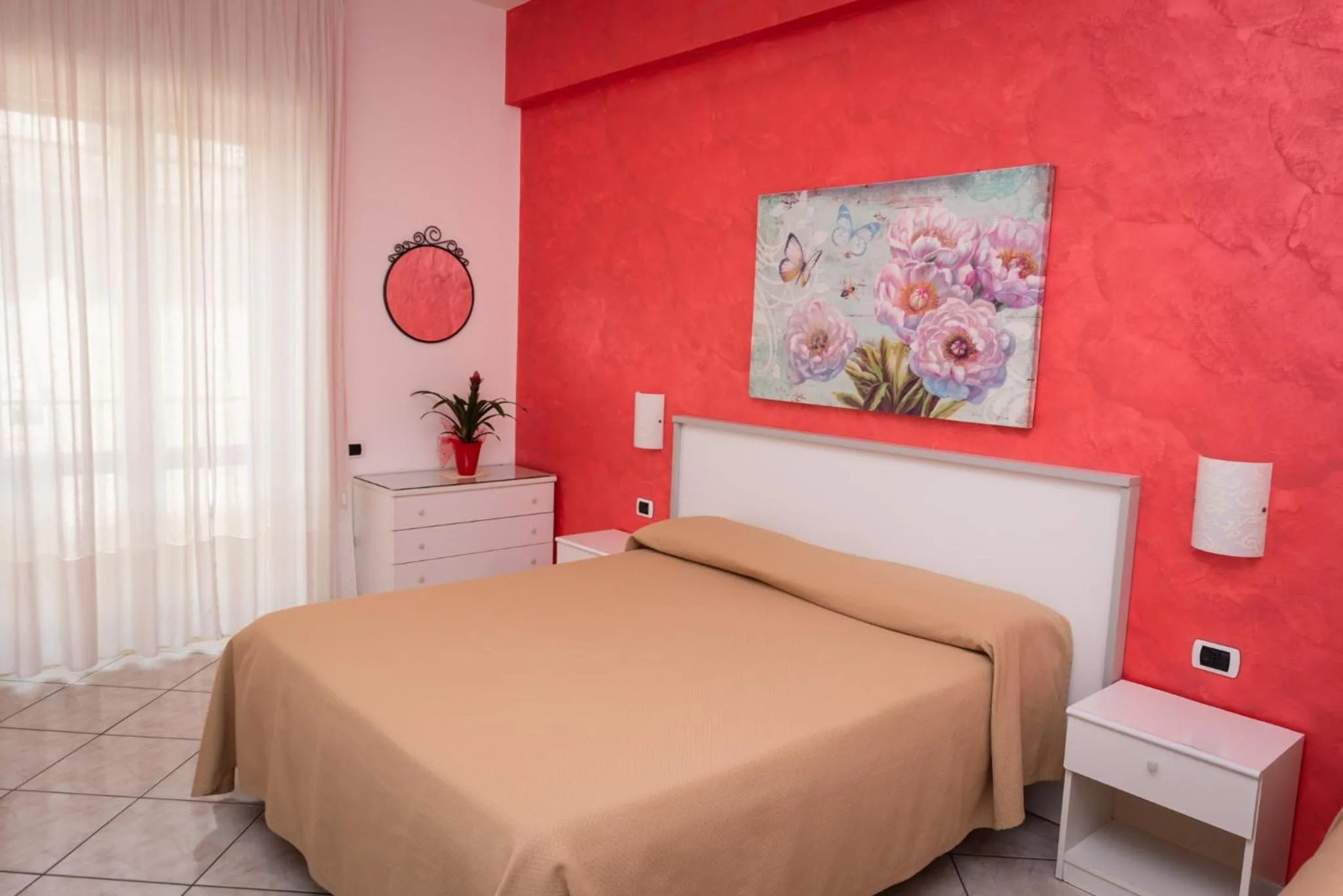 Bed in Hotel Baia Verde