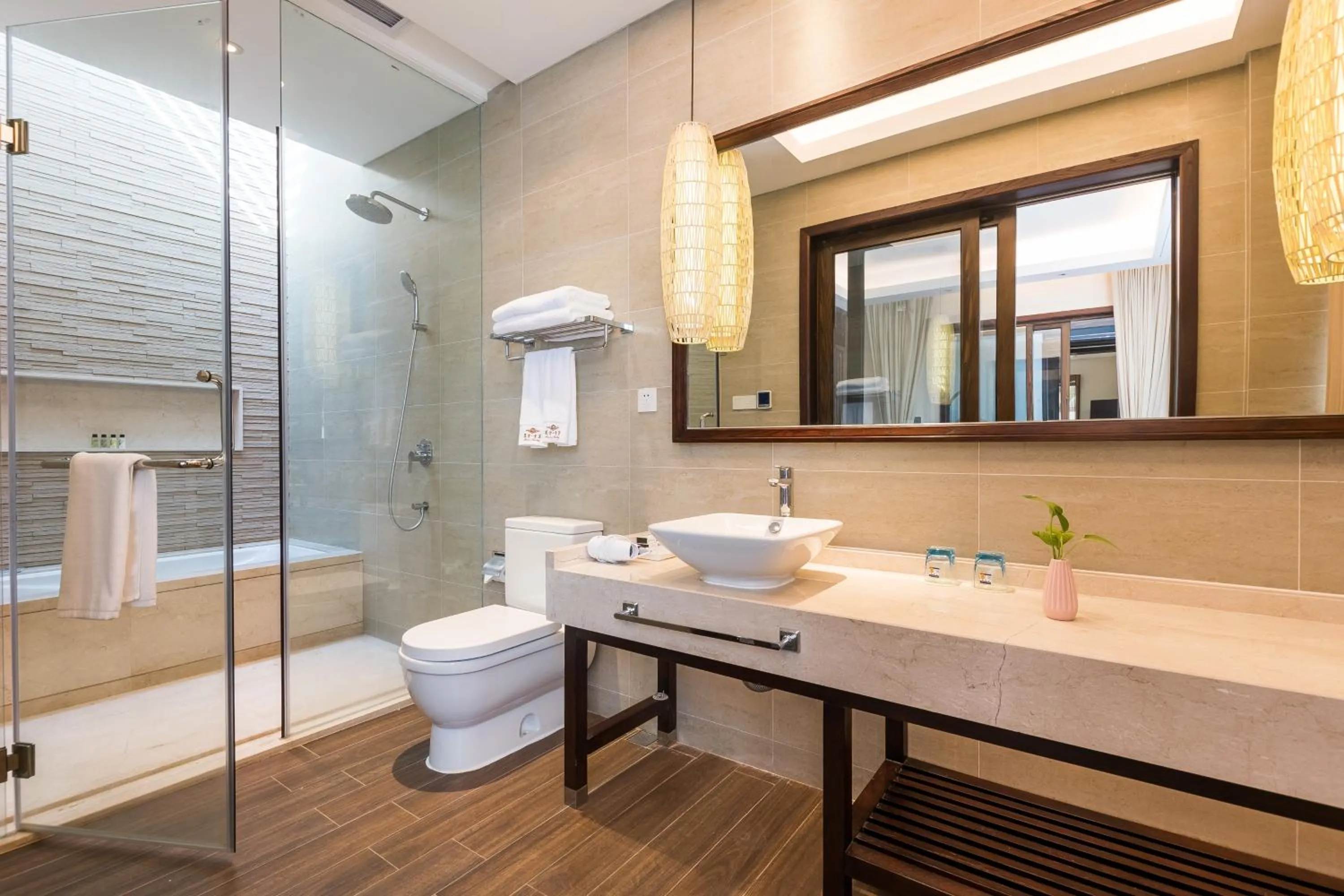 Toilet in Sanya Haitang Bay Mushe Villa