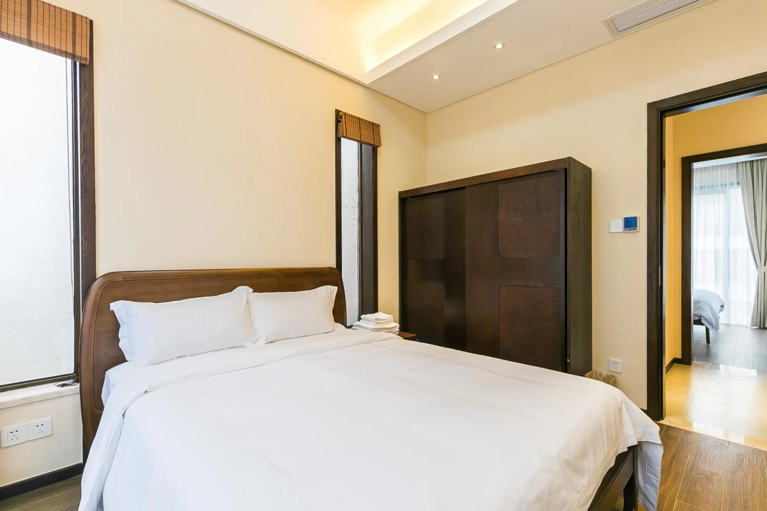 Bedroom, Bed in Sanya Haitang Bay Mushe Villa