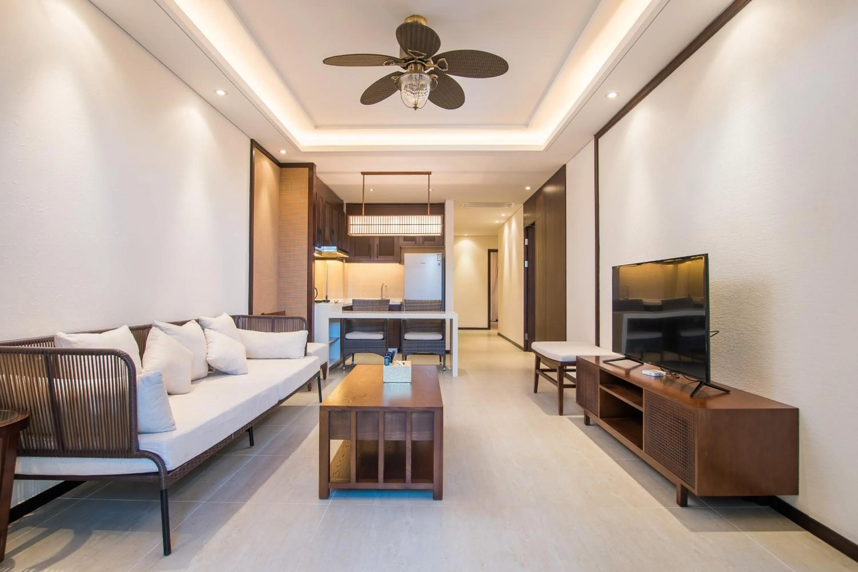 Living room in Sanya Haitang Bay Mushe Villa