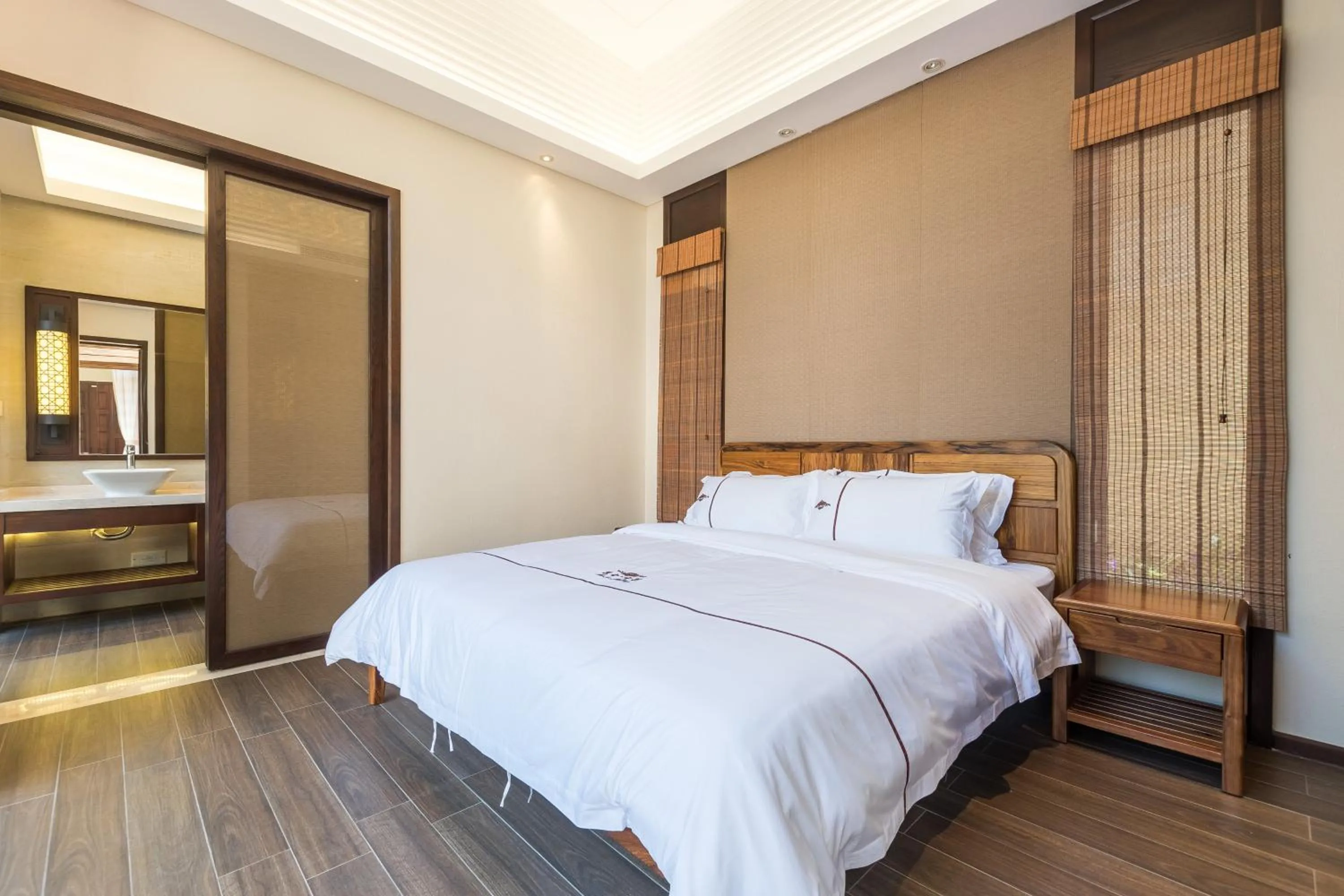 Bedroom, Bed in Sanya Haitang Bay Mushe Villa