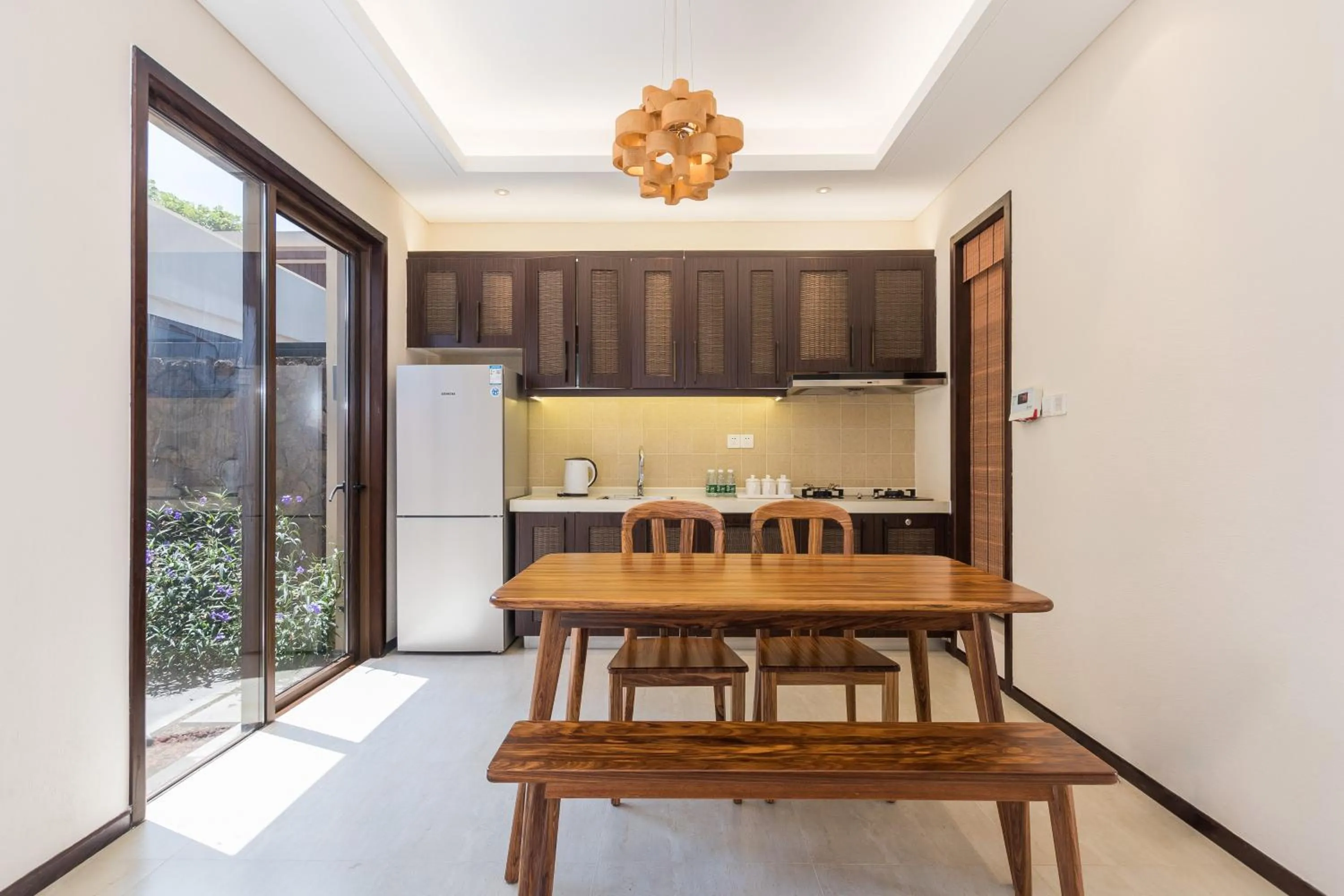Dining area in Sanya Haitang Bay Mushe Villa