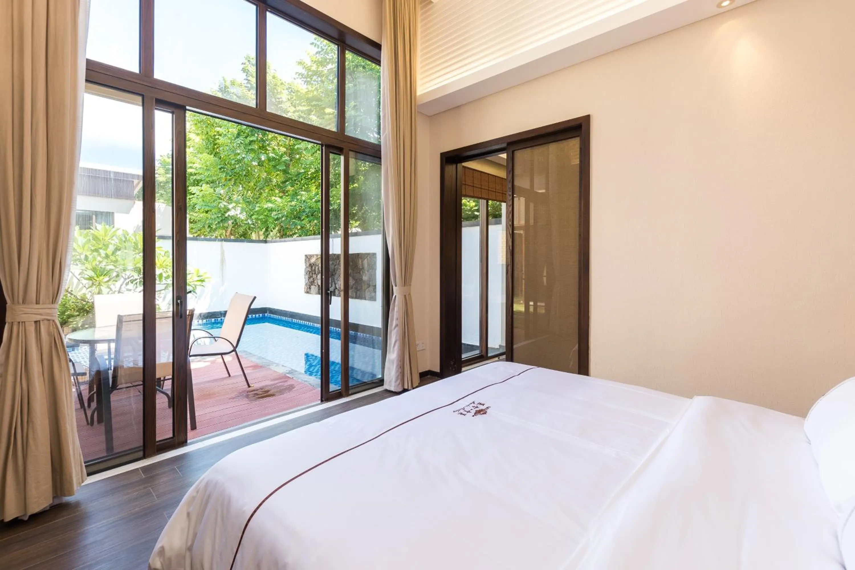 Bedroom, Bed in Sanya Haitang Bay Mushe Villa