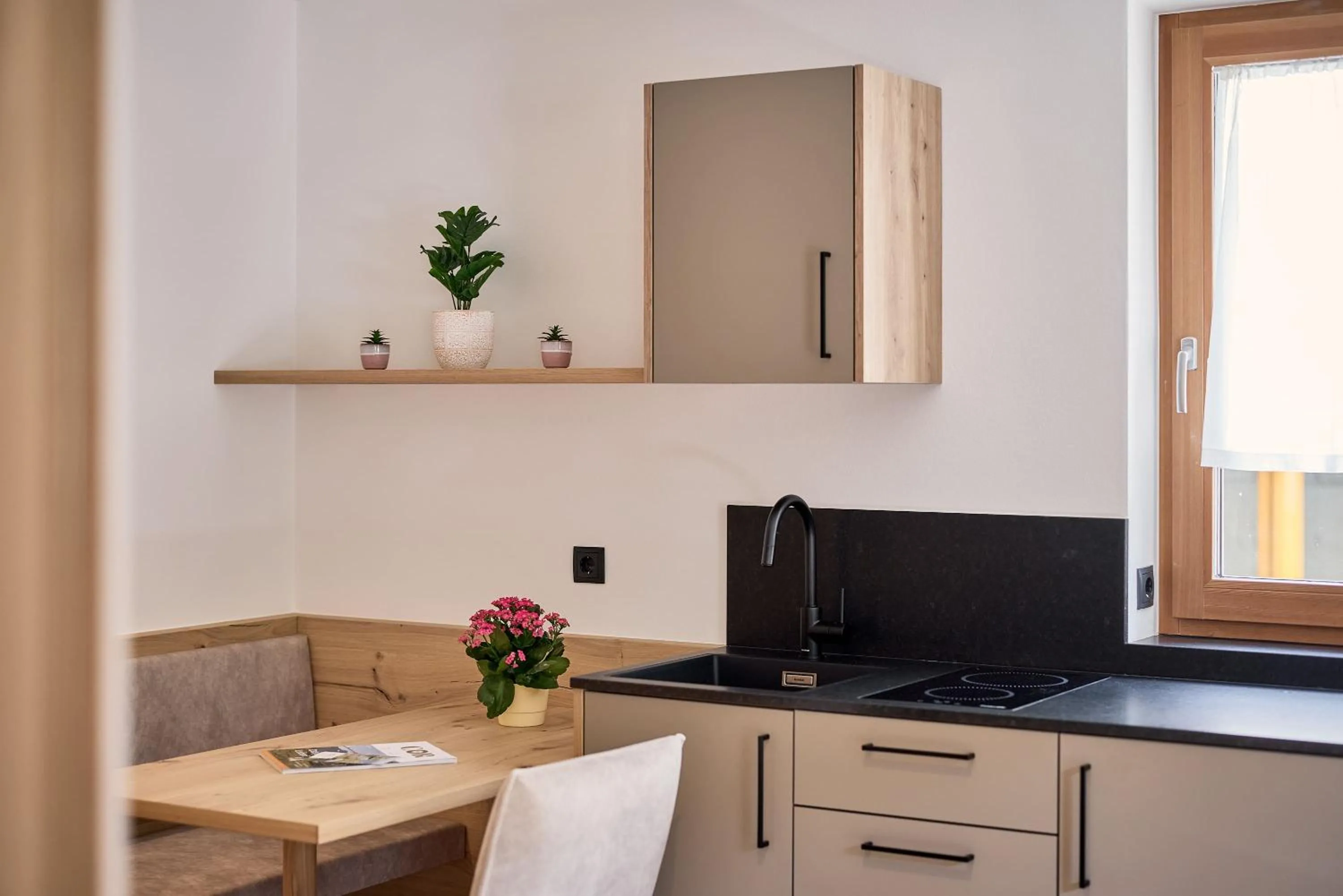 Kitchen or kitchenette in Hotel Schmuckhof