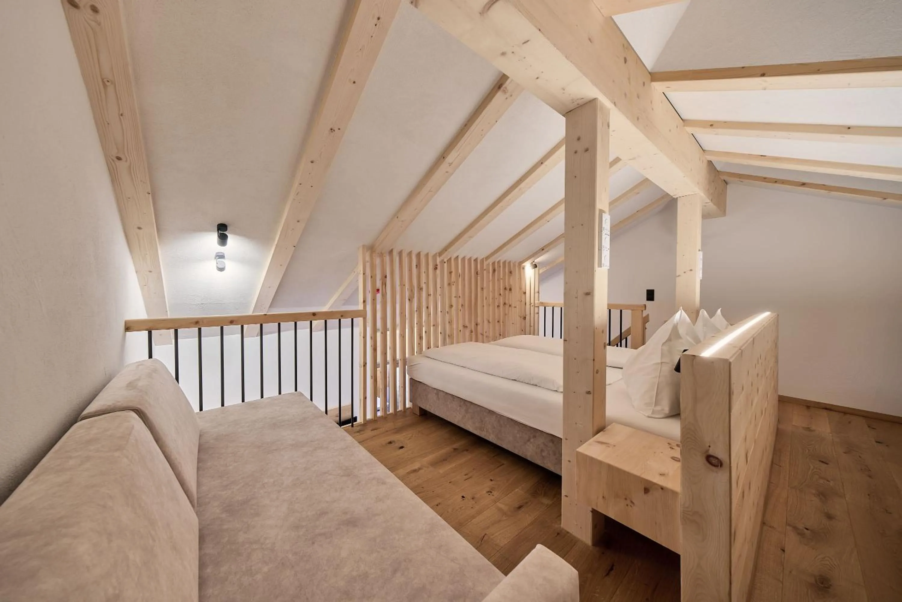 Bed in Hotel Schmuckhof