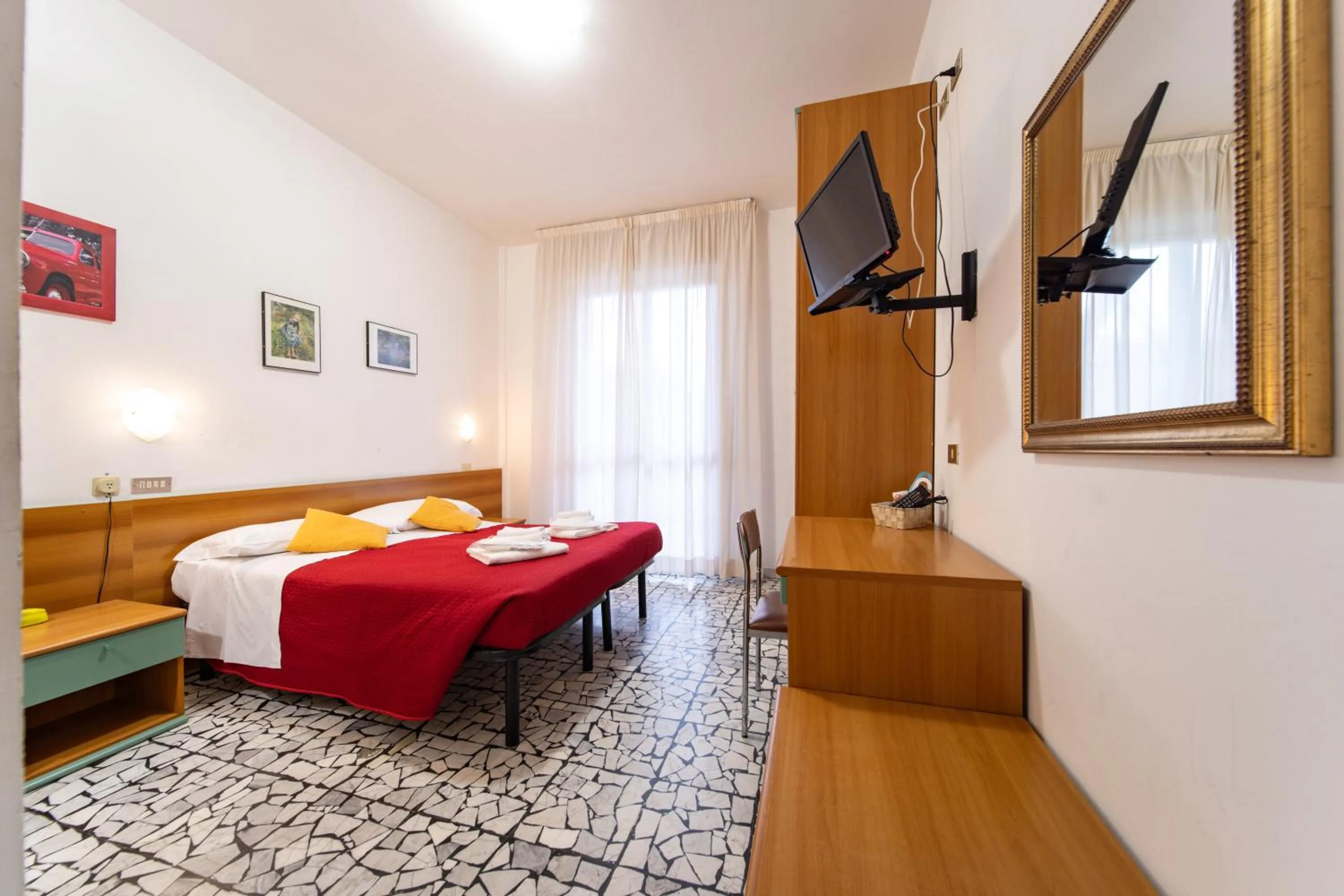 Bed in Hotel Cortina