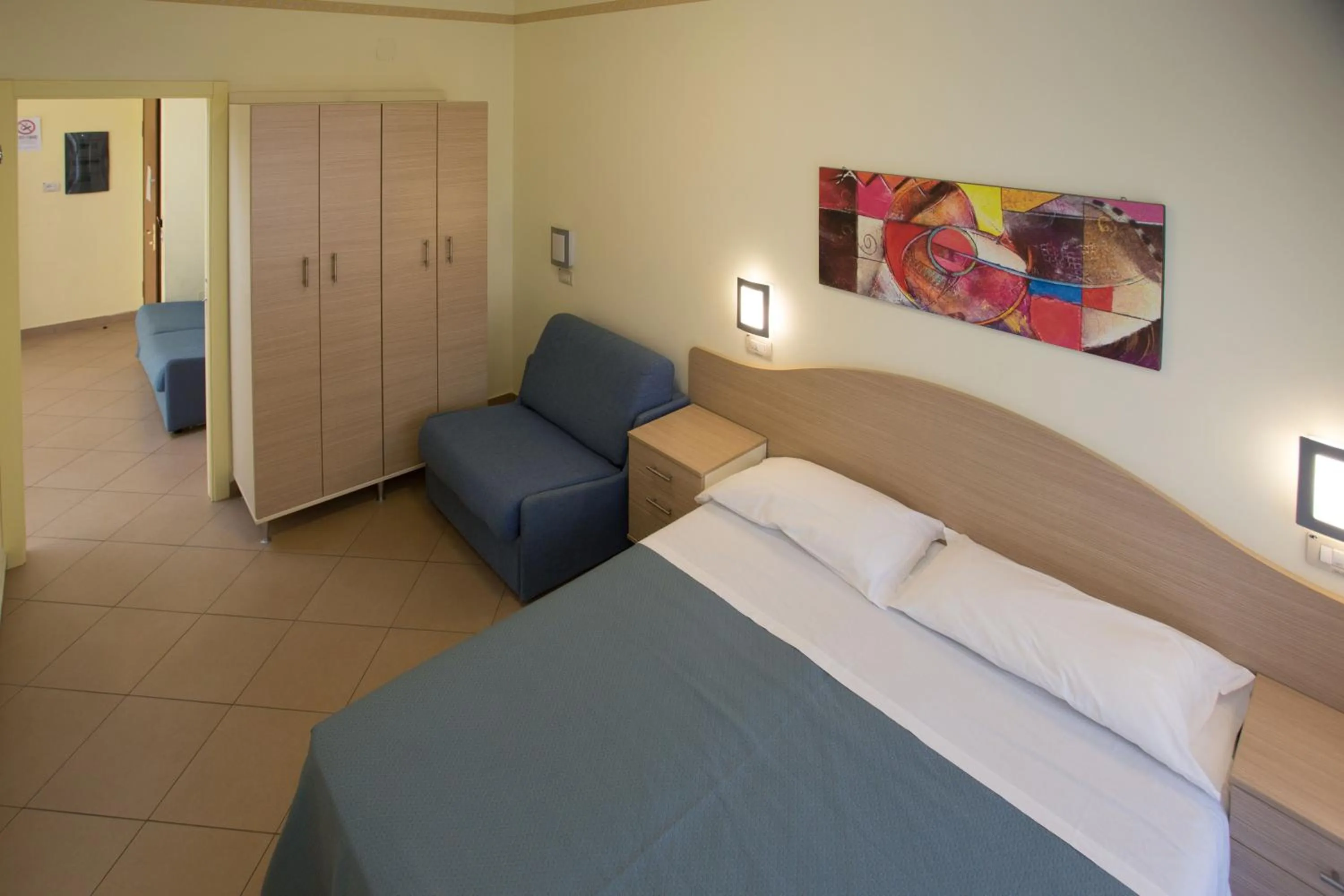 Bedroom, Bed in Residence Anchisemare