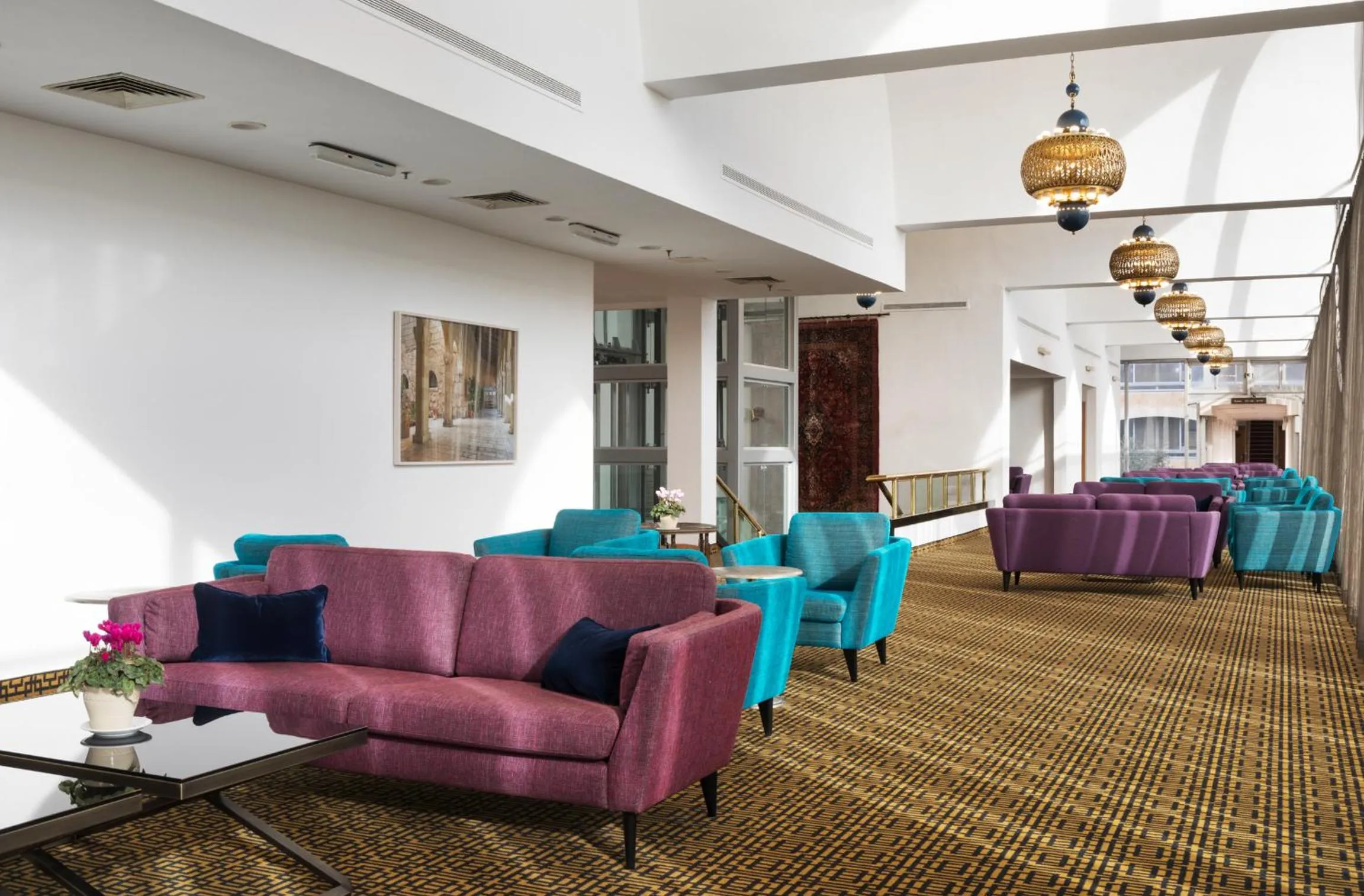 Lobby or reception in Seven Arches Hotel