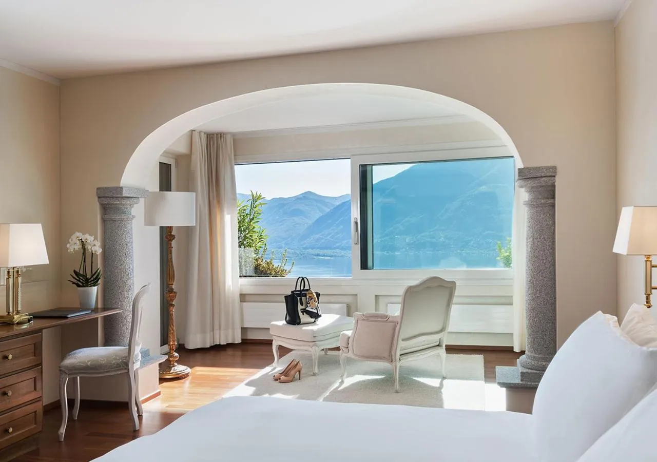 Bedroom in Villa Orselina - Small Luxury Hotel