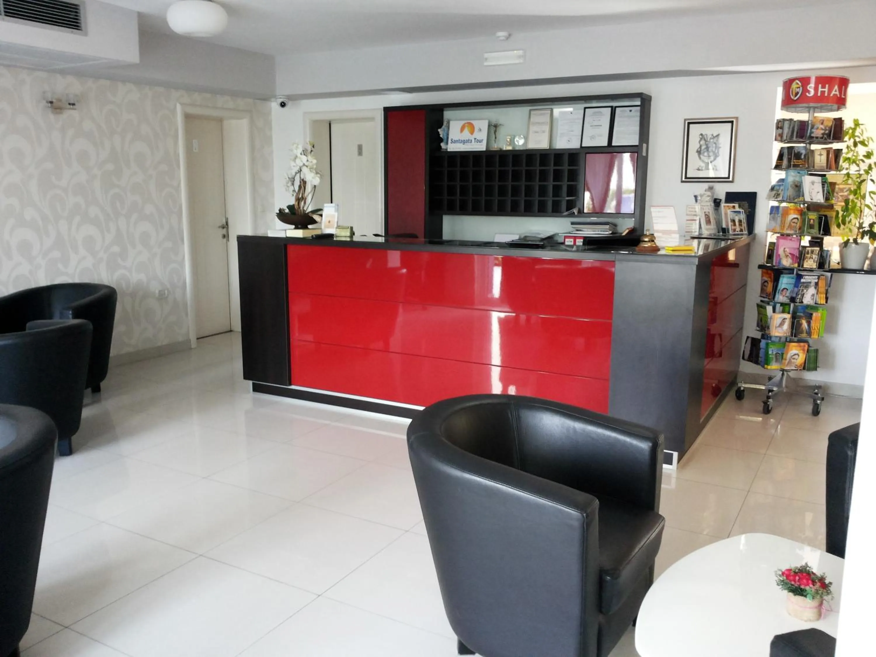 Lobby or reception in Hotel Dina