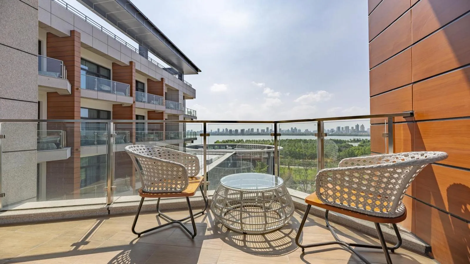 Balcony/Terrace in Jinling Grand Hotel Nanchang