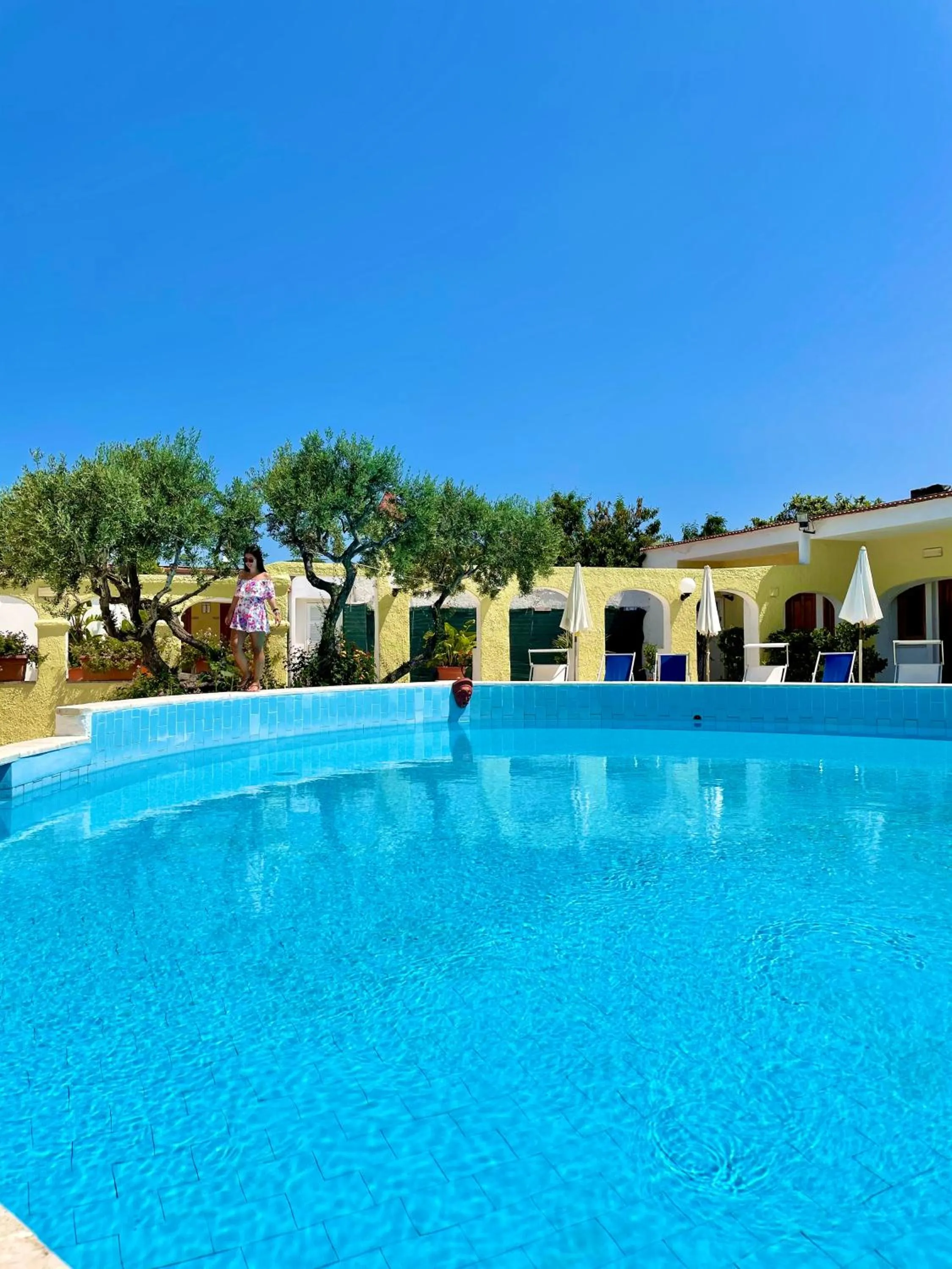 Swimming pool in Hotel La Scogliera